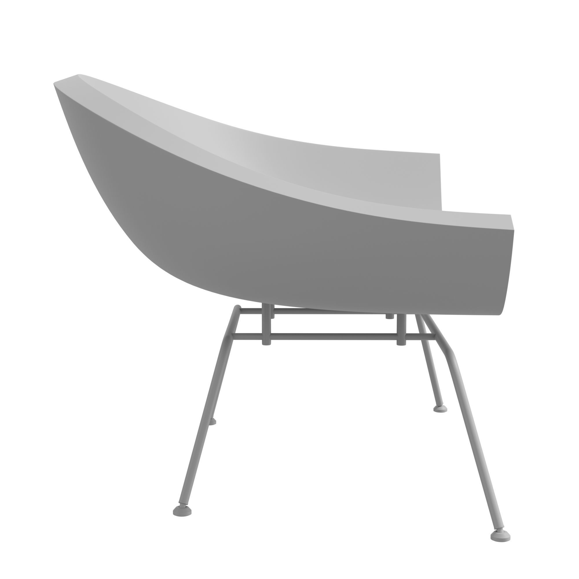 Dreyfuss chair 3D model_8