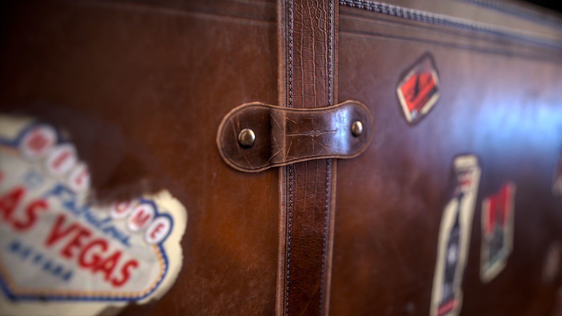 Leather Suit Case Low-poly 3D model_17