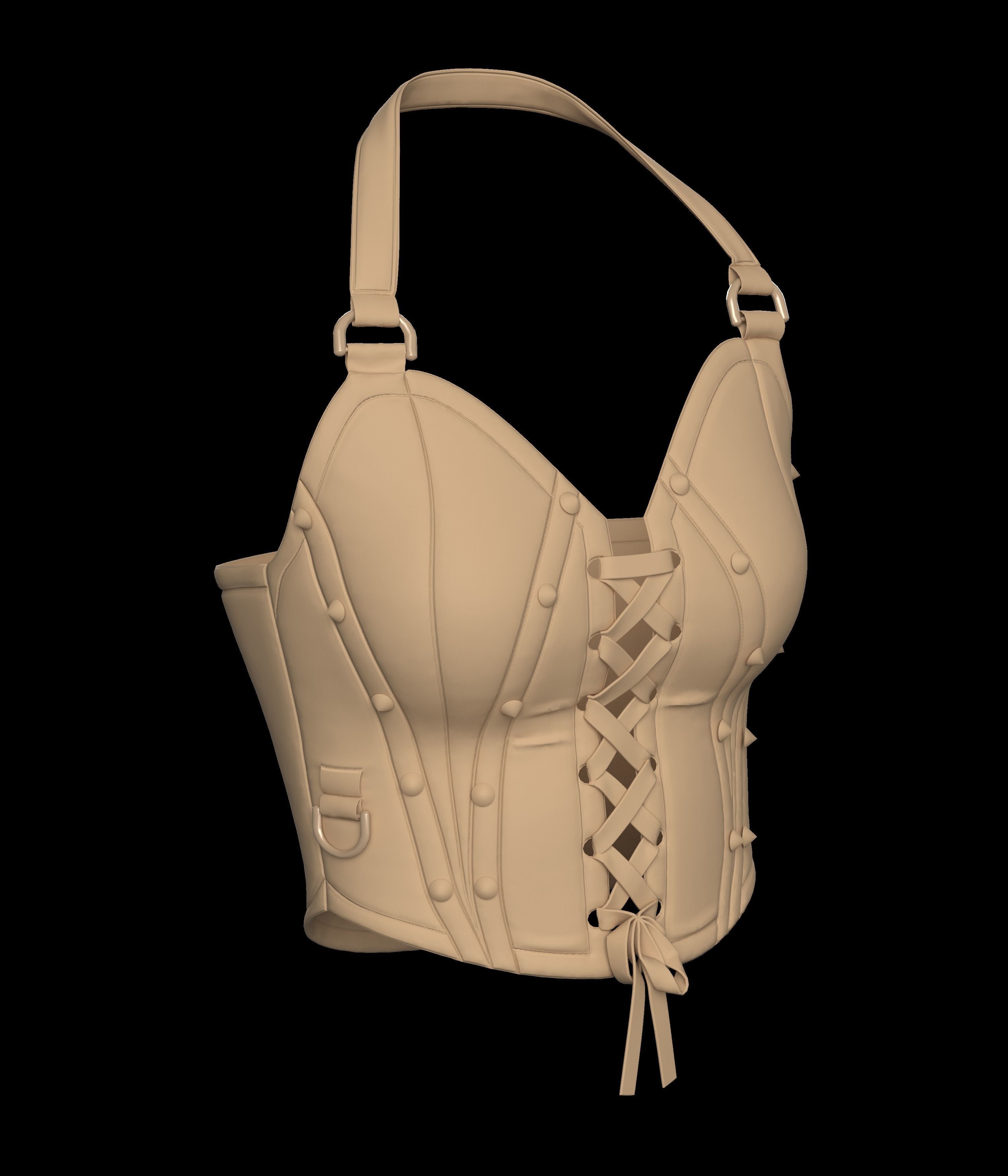 10 CROP TOP Low-poly 3D model_3