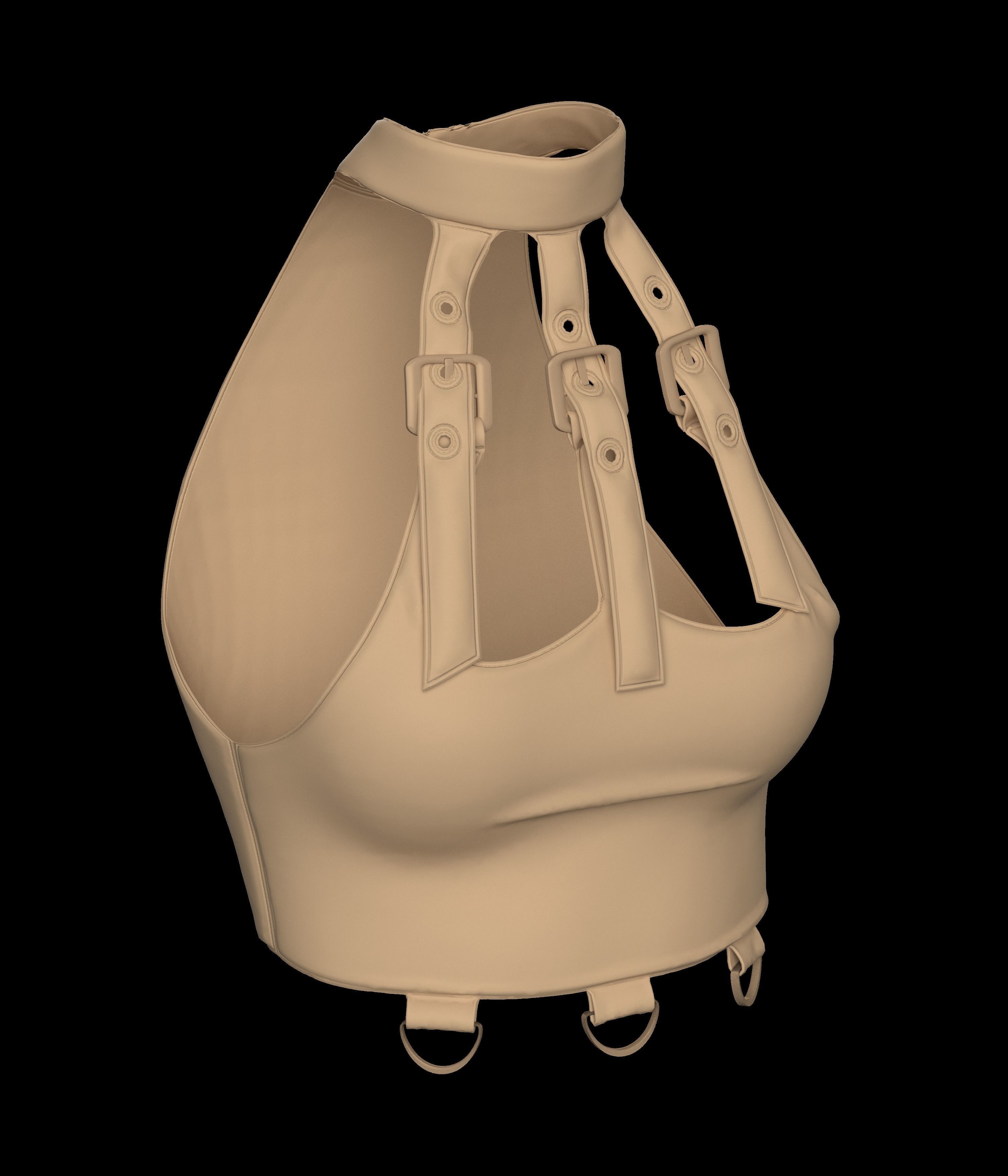 10 CROP TOP Low-poly 3D model_5