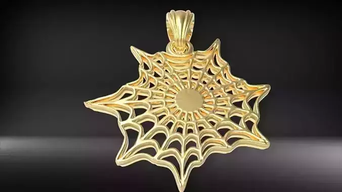 Spider Web Pendant Necklace Charm Bracelet Jewelry