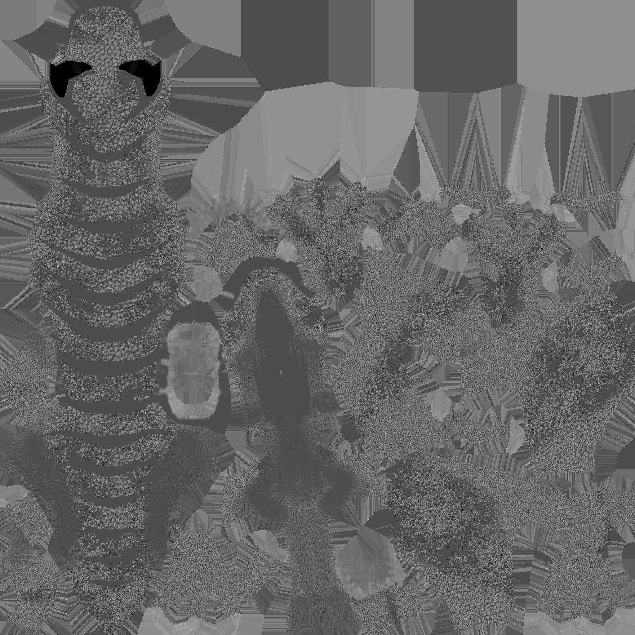 Dinosaur Tyrannosaurus Rex Low-poly 3D model_19