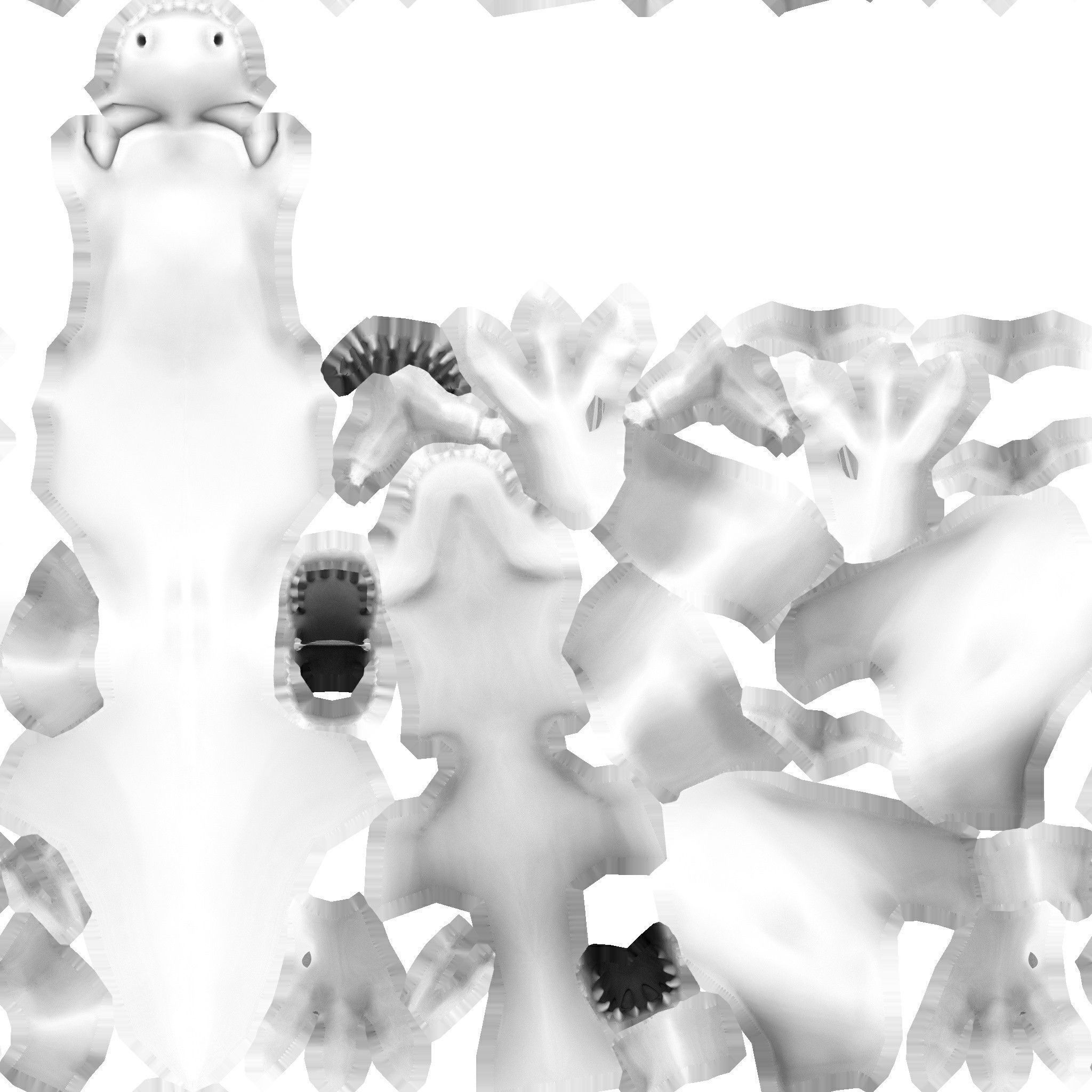 Dinosaur Tyrannosaurus Rex Low-poly 3D model_17