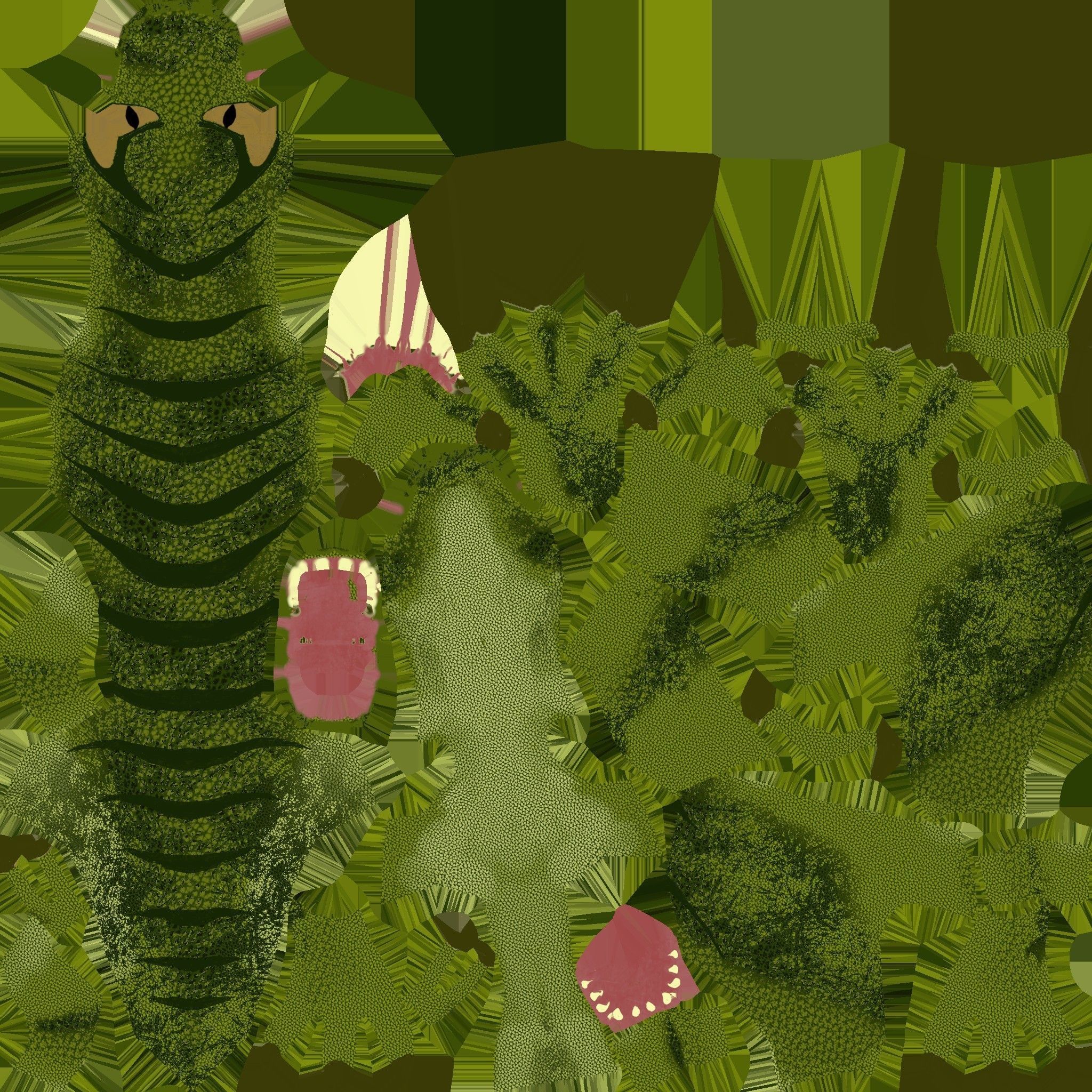 Dinosaur Tyrannosaurus Rex Low-poly 3D model_15