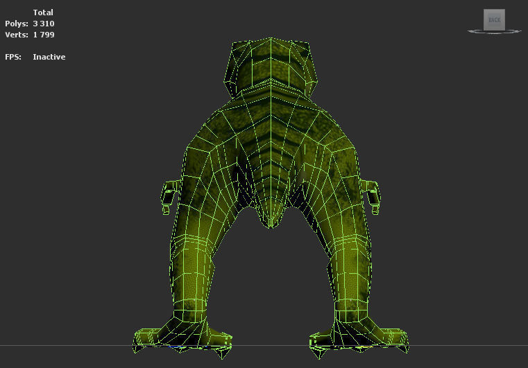 Dinosaur Tyrannosaurus Rex Low-poly 3D model_14