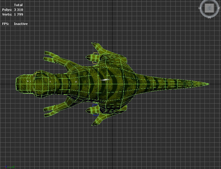 Dinosaur Tyrannosaurus Rex Low-poly 3D model_12