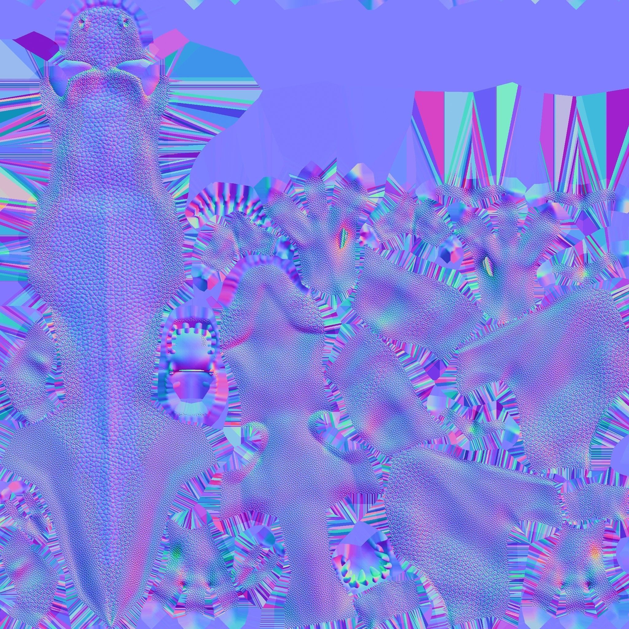 Dinosaur Tyrannosaurus Rex Low-poly 3D model_18