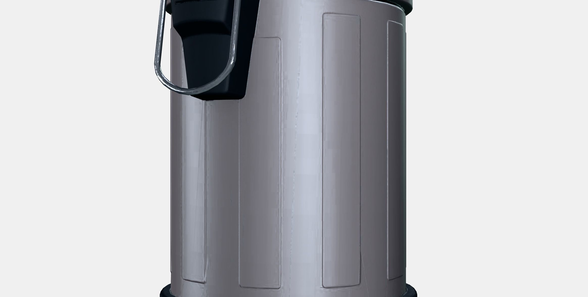 TOFTAN waste garbage can 1 Low-poly 3D model_7