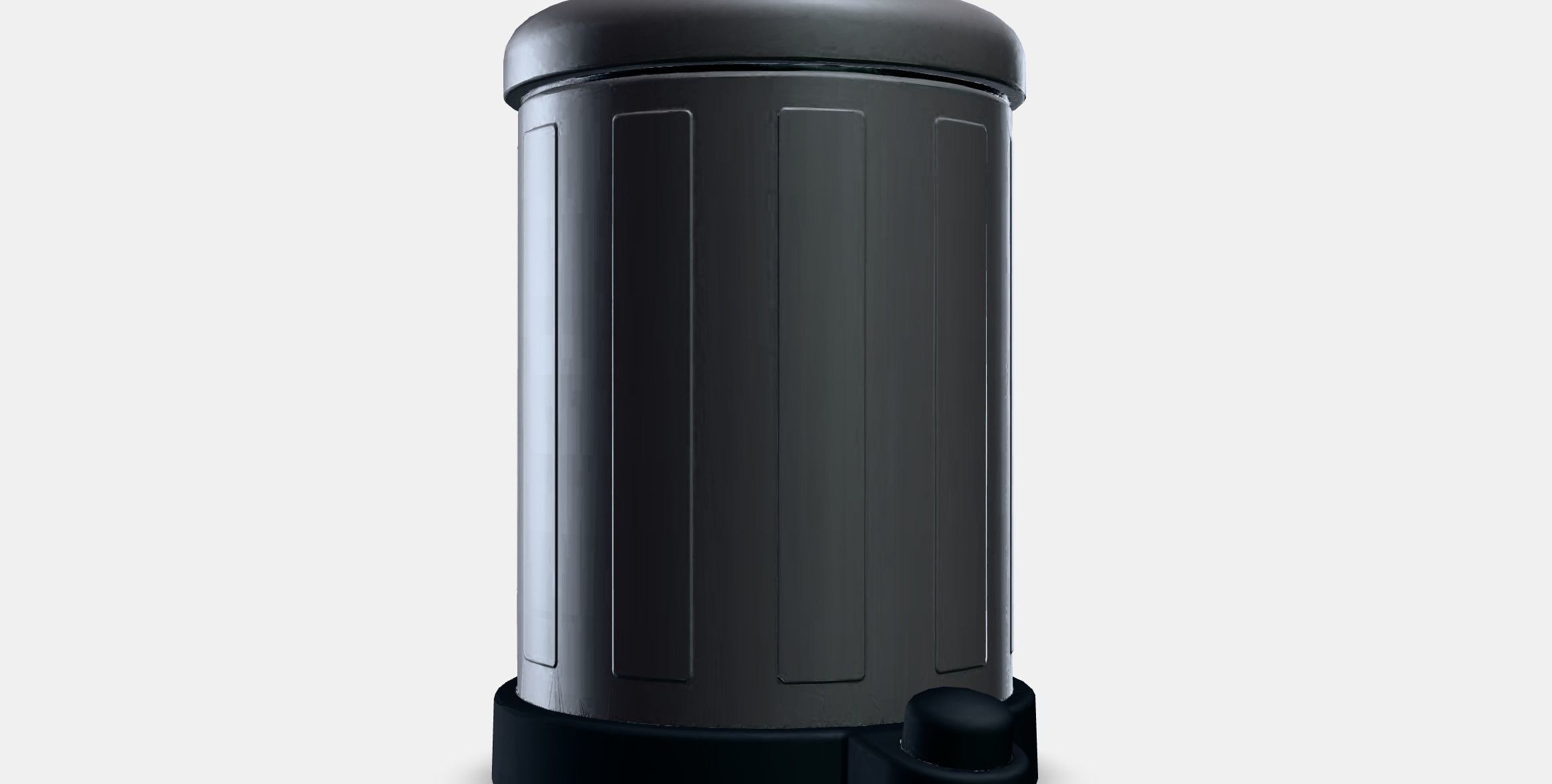 TOFTAN waste garbage can 1 Low-poly 3D model_9