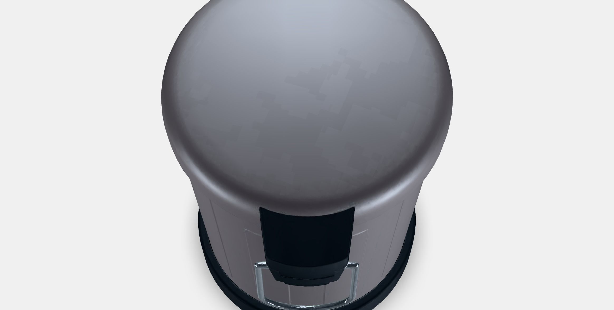 TOFTAN waste garbage can 1 Low-poly 3D model_3