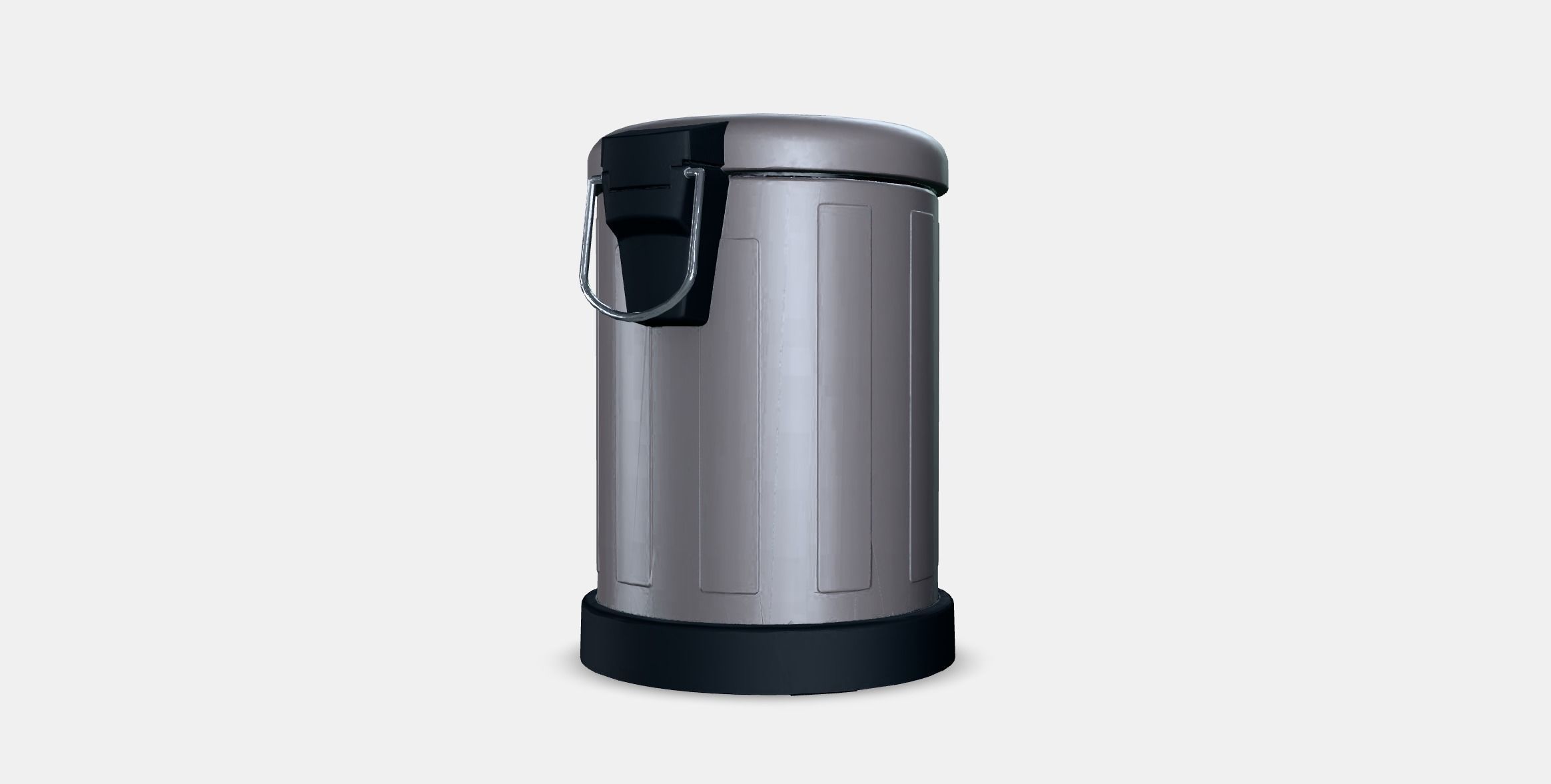 TOFTAN waste garbage can 1 Low-poly 3D model_5