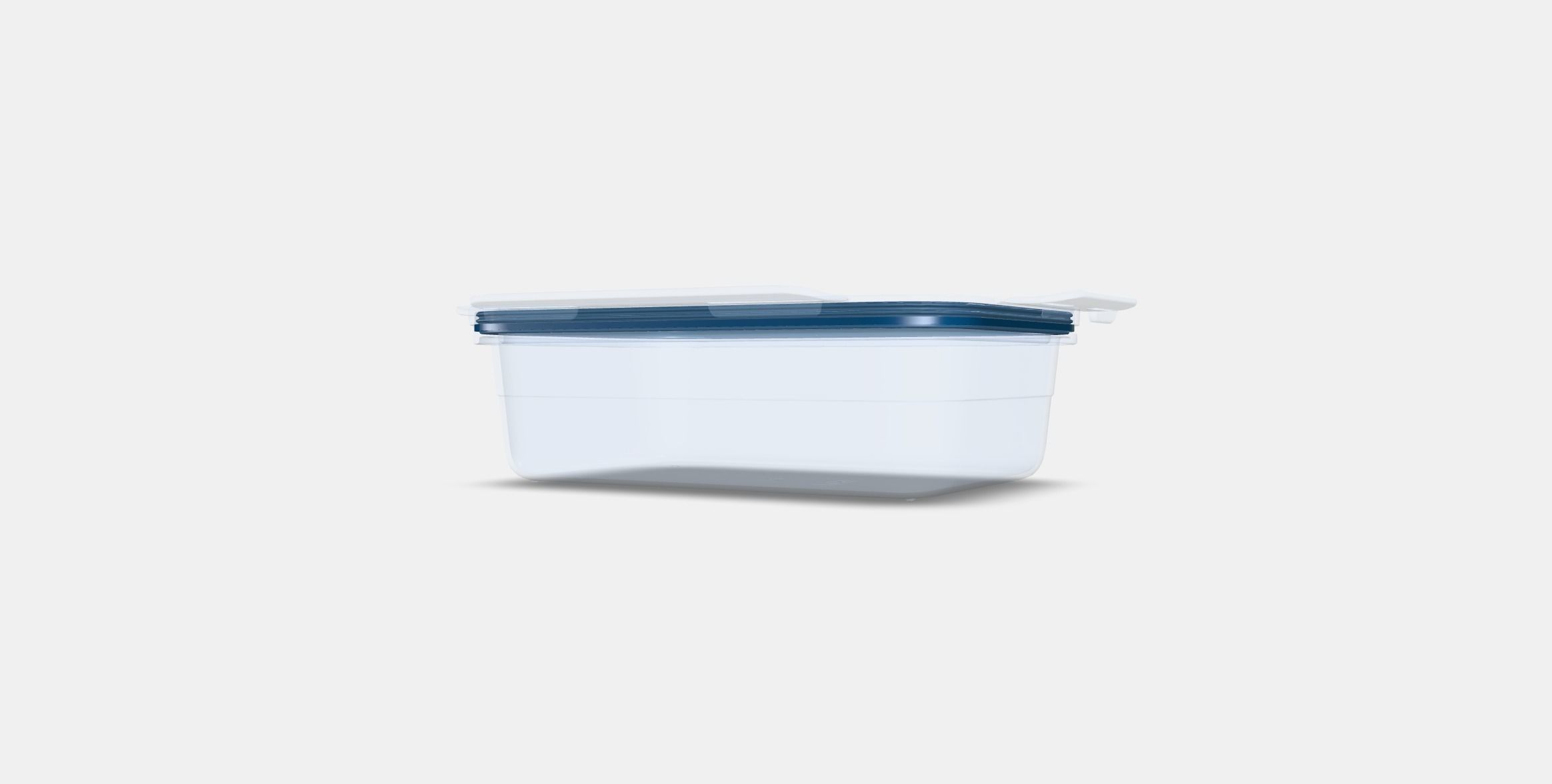 IKEA 365 storage container with lid Low-poly 3D model_4