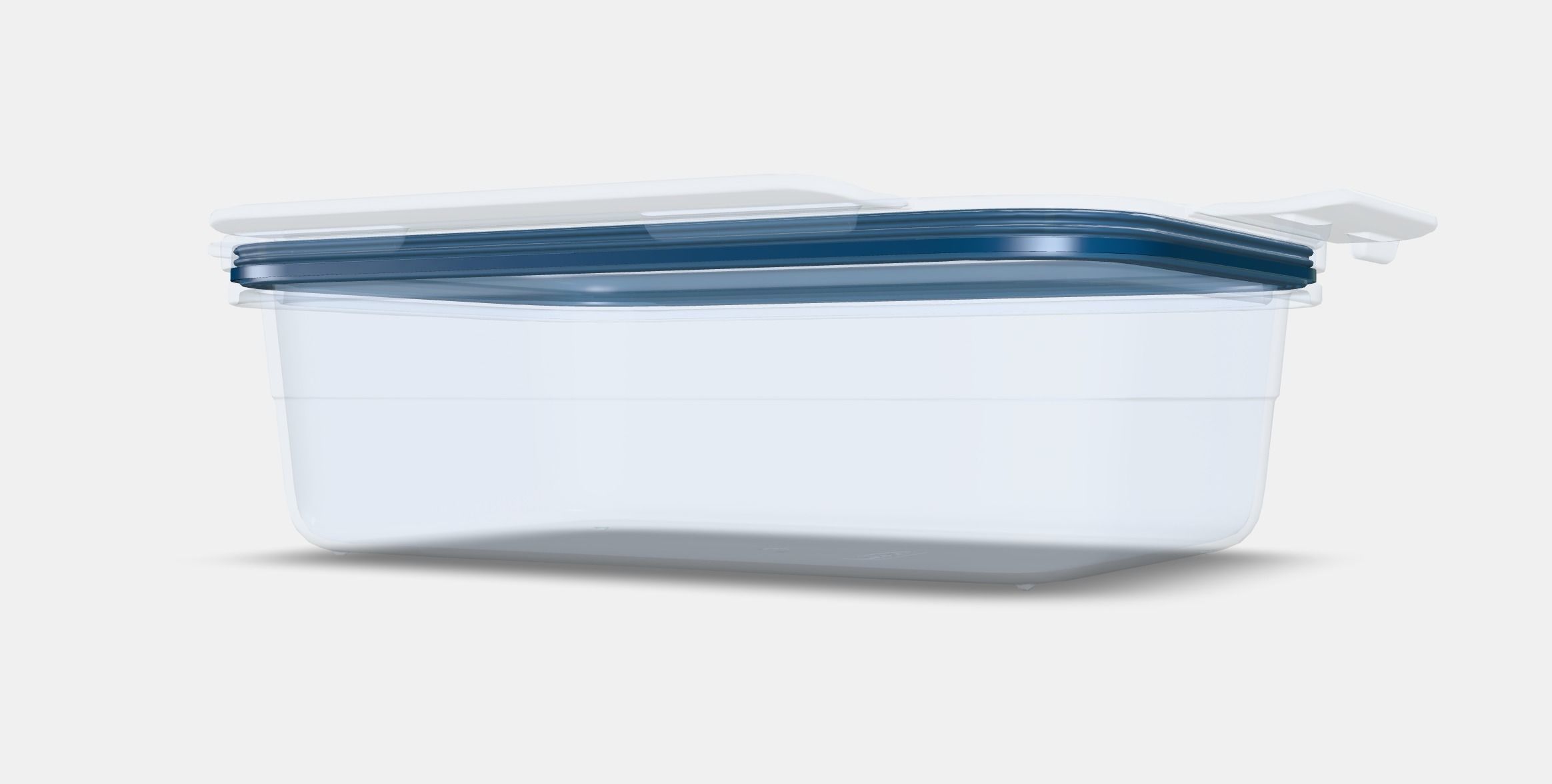 IKEA 365 storage container with lid Low-poly 3D model_5