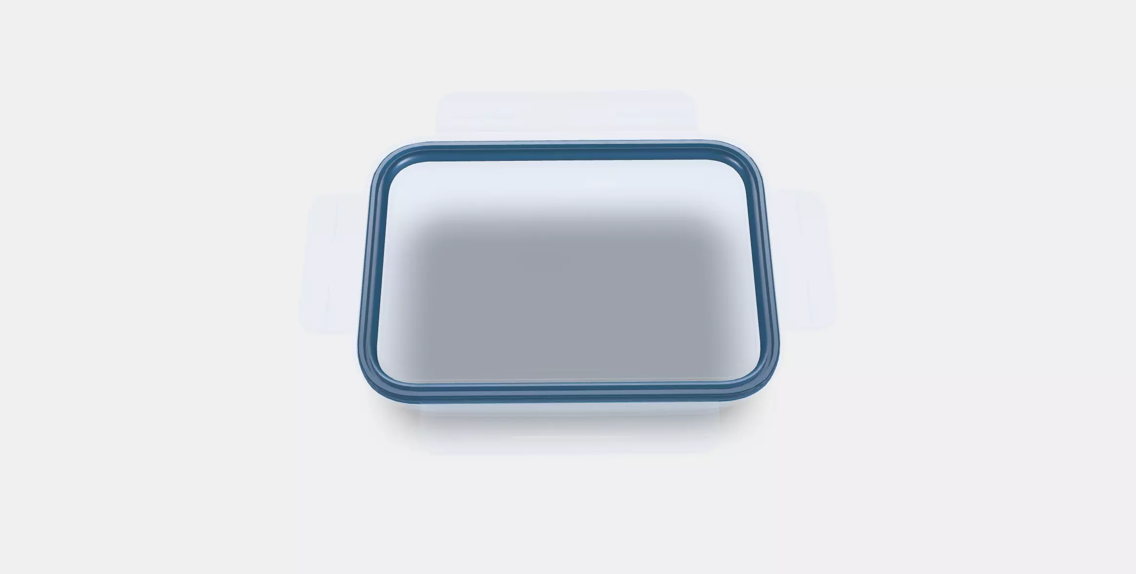 IKEA 365 storage container with lid Low-poly 3D model_0