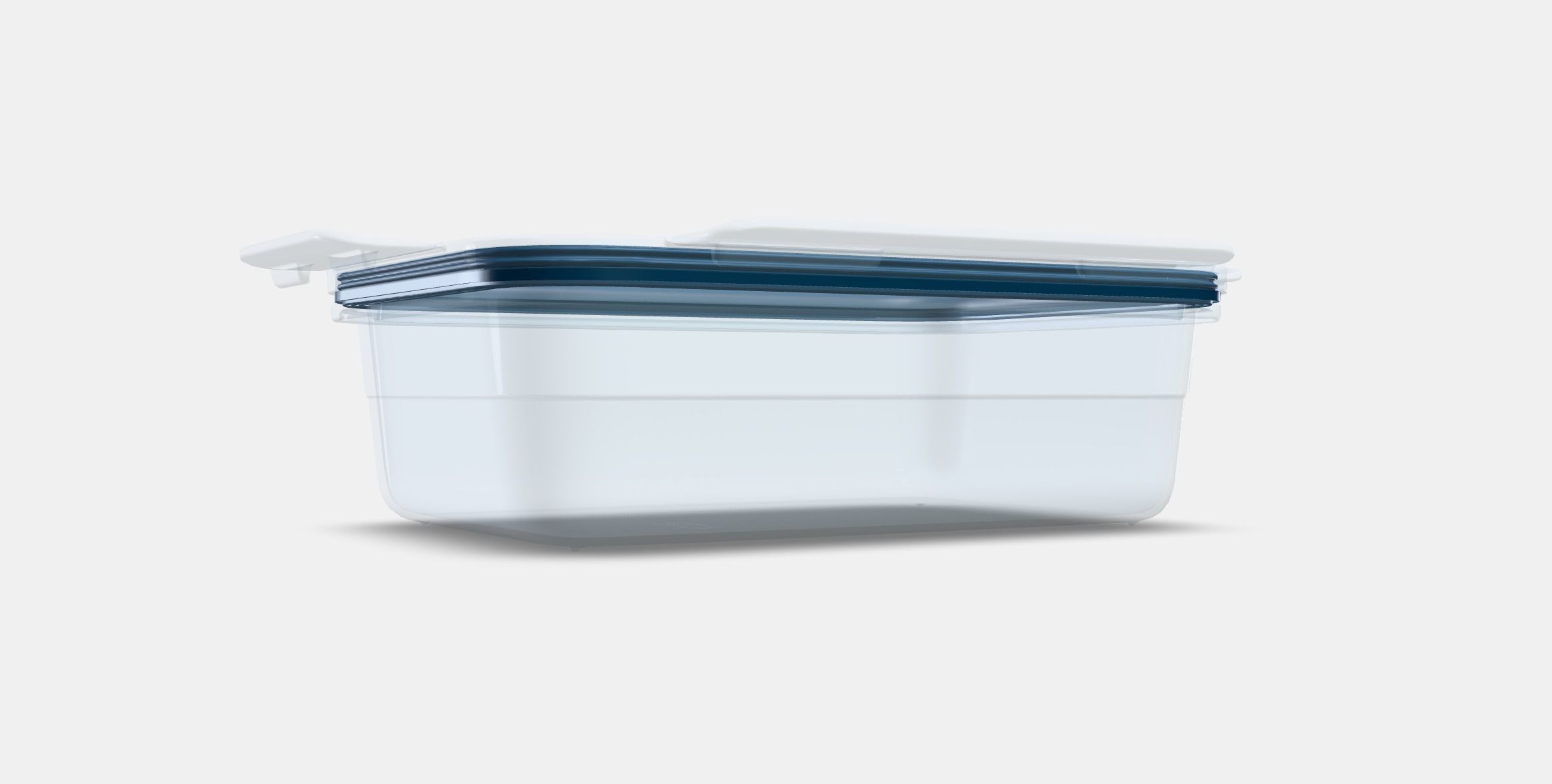 IKEA 365 storage container with lid Low-poly 3D model_9