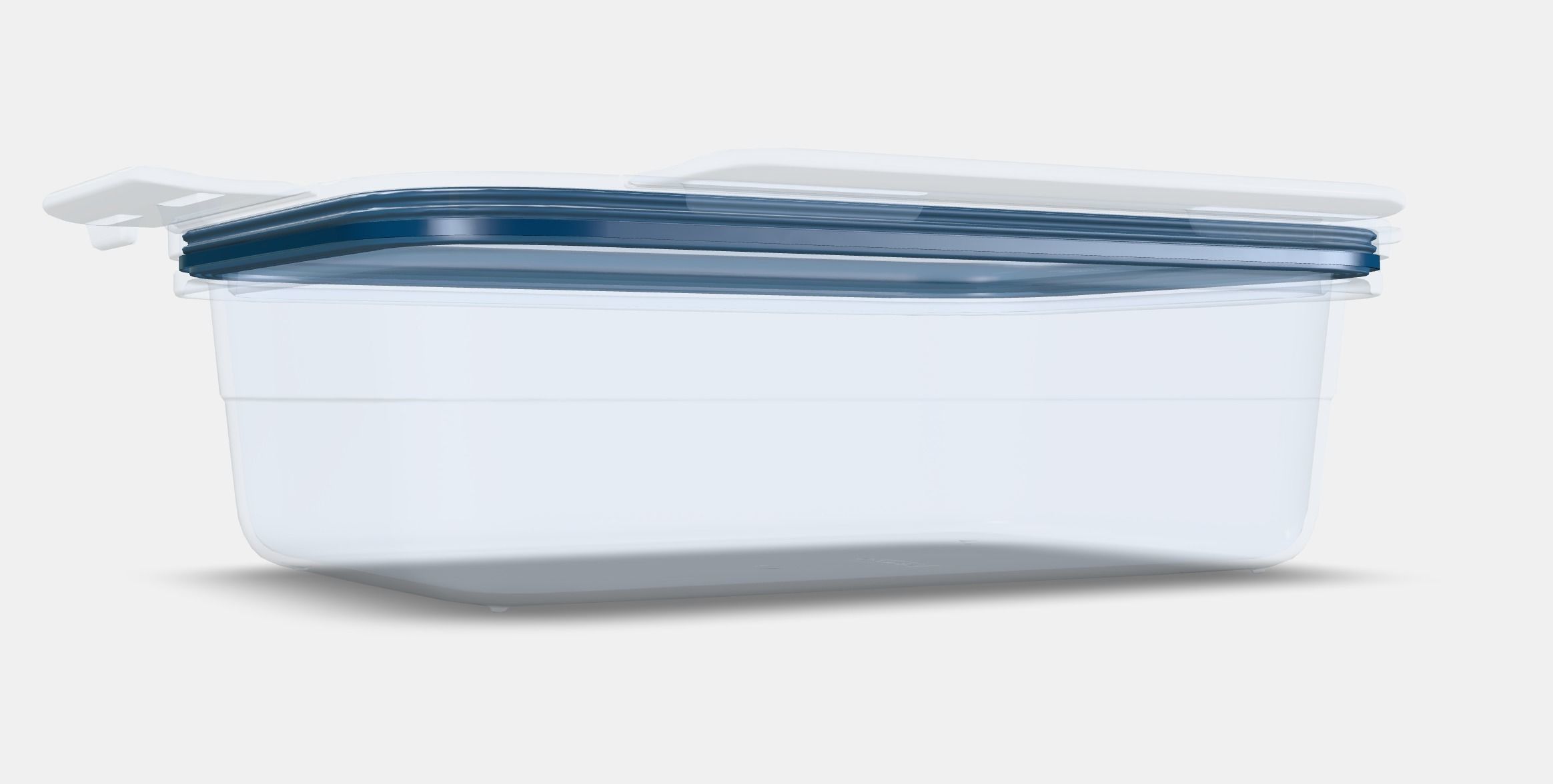 IKEA 365 storage container with lid Low-poly 3D model_7