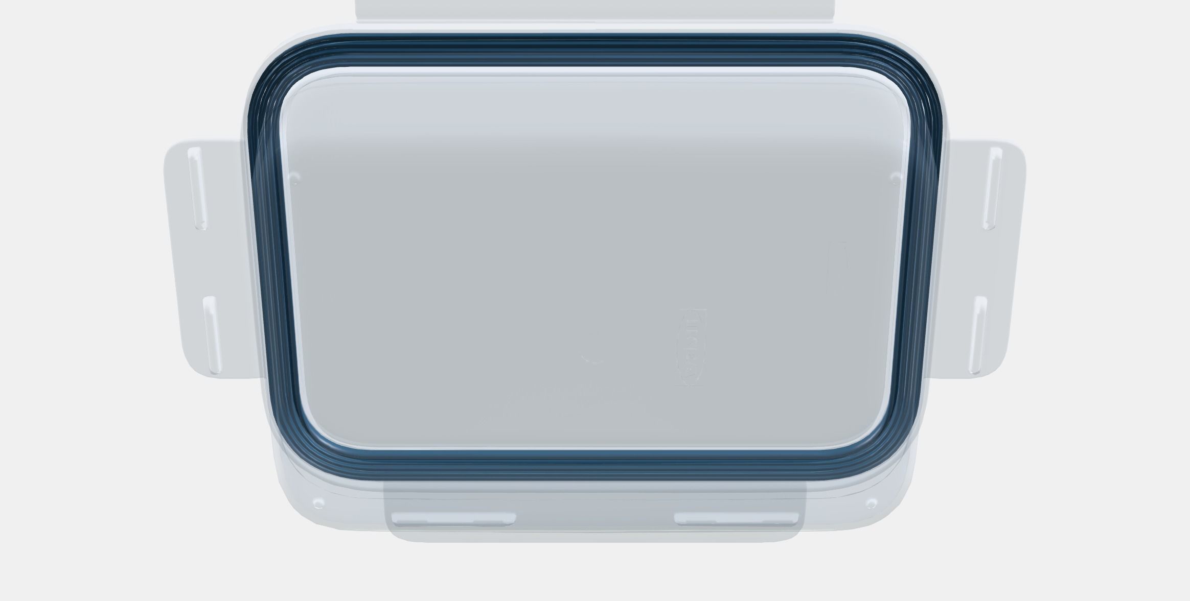 IKEA 365 storage container with lid Low-poly 3D model_8