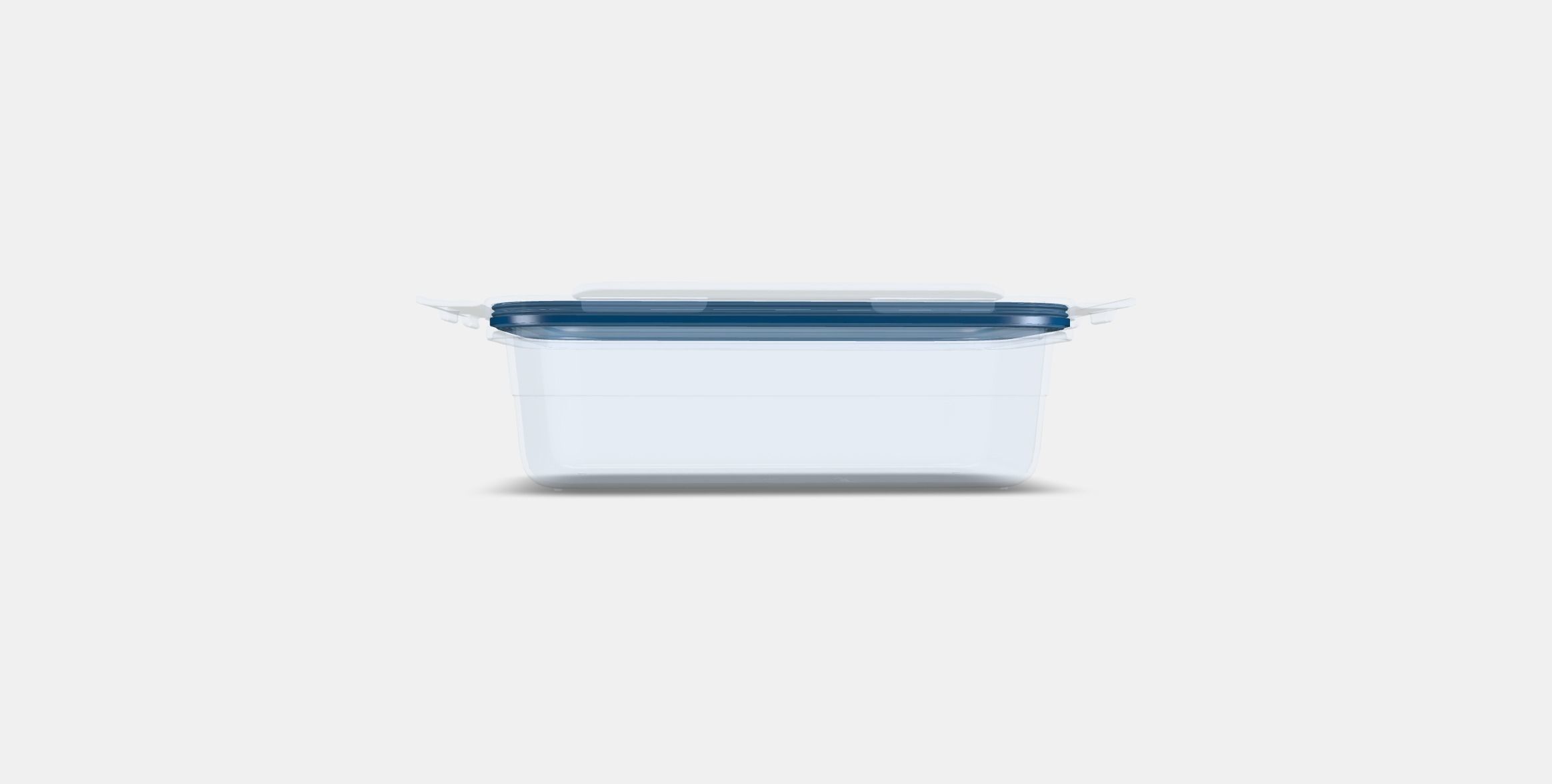 IKEA 365 storage container with lid Low-poly 3D model_14