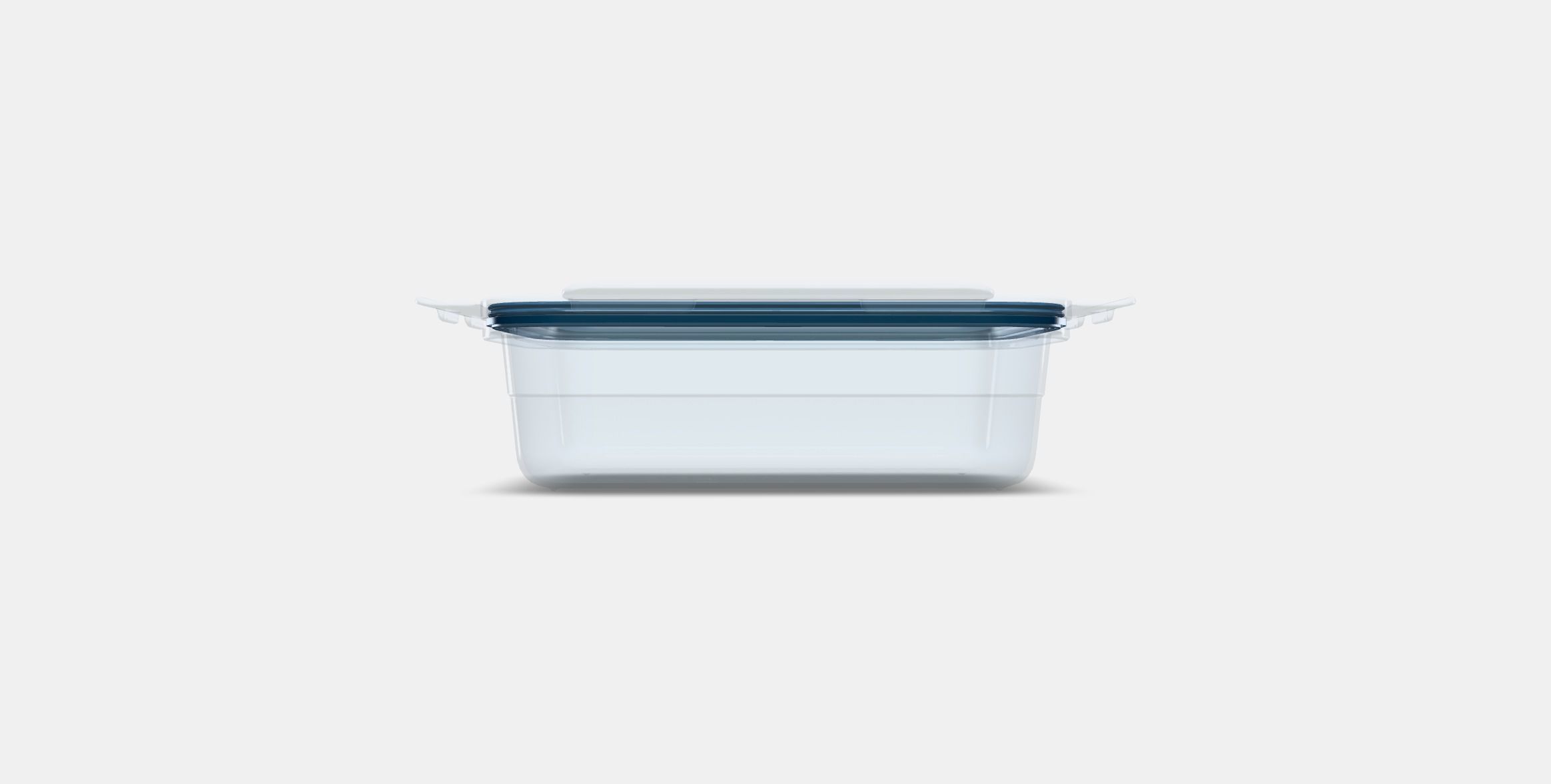 IKEA 365 storage container with lid Low-poly 3D model_10