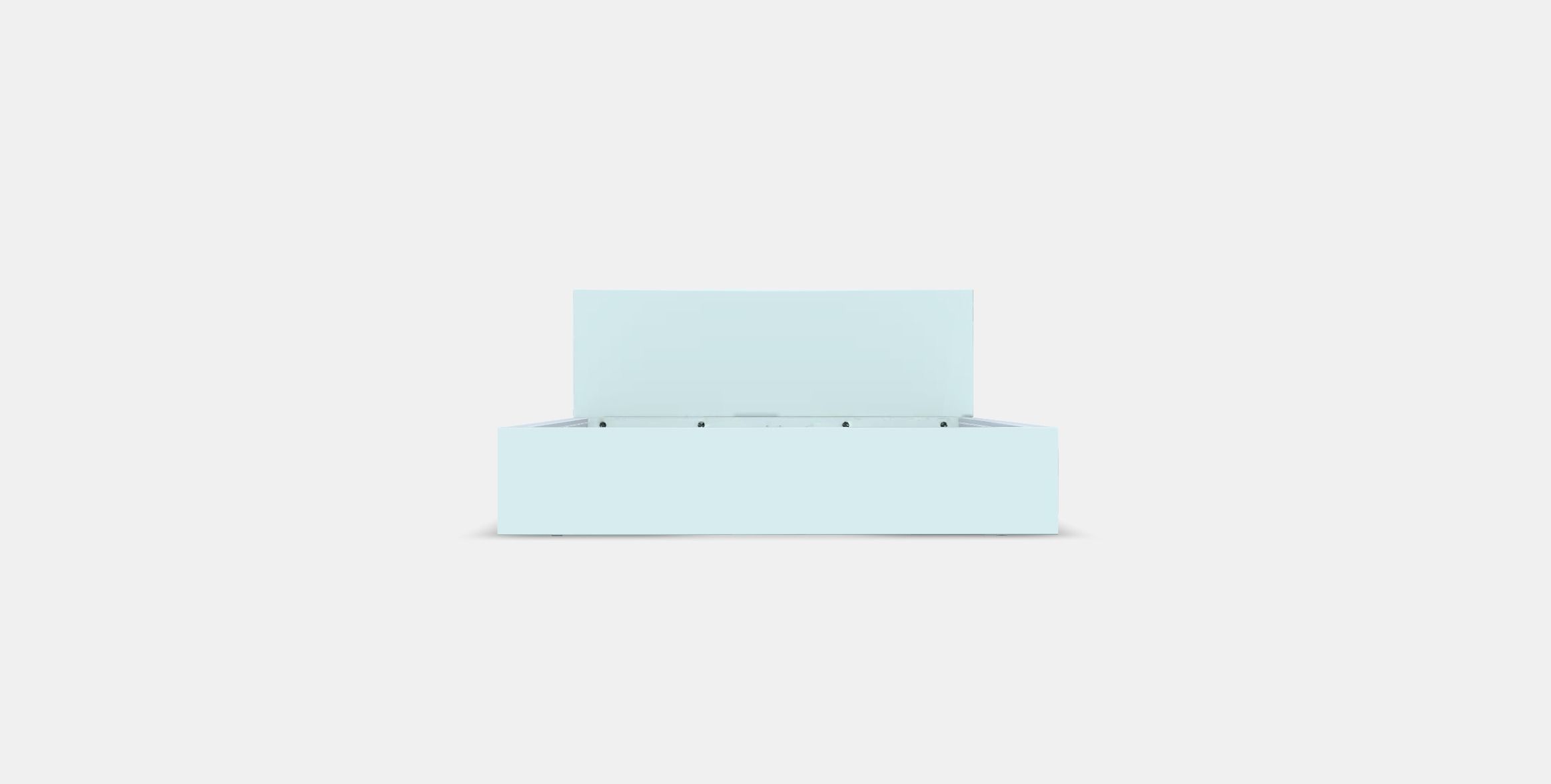 MALM high bed frame with 4 drawers Low-poly 3D model_10