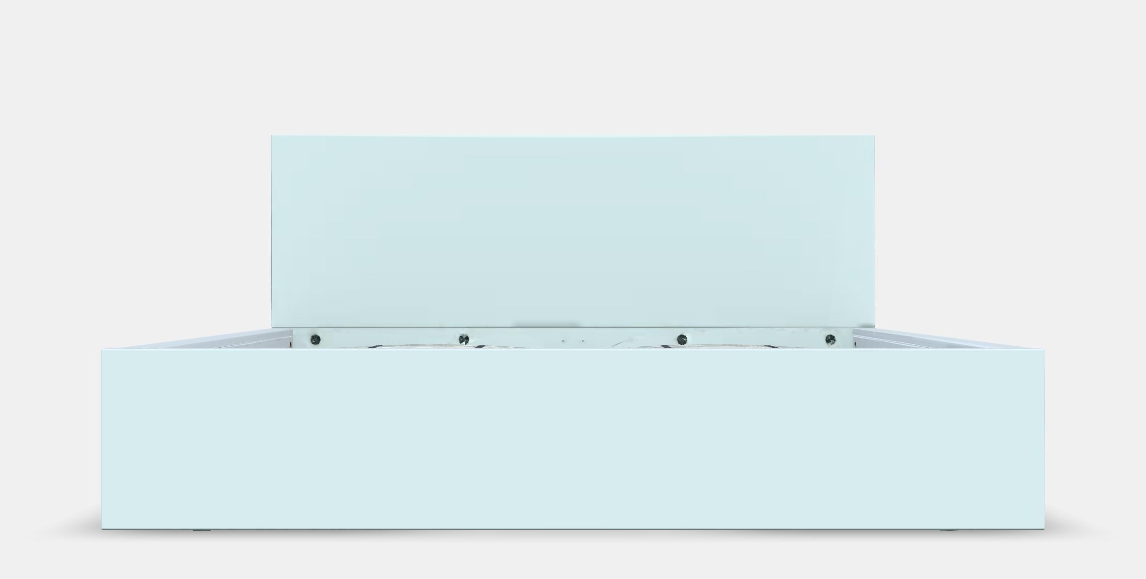 MALM high bed frame with 4 drawers Low-poly 3D model_11