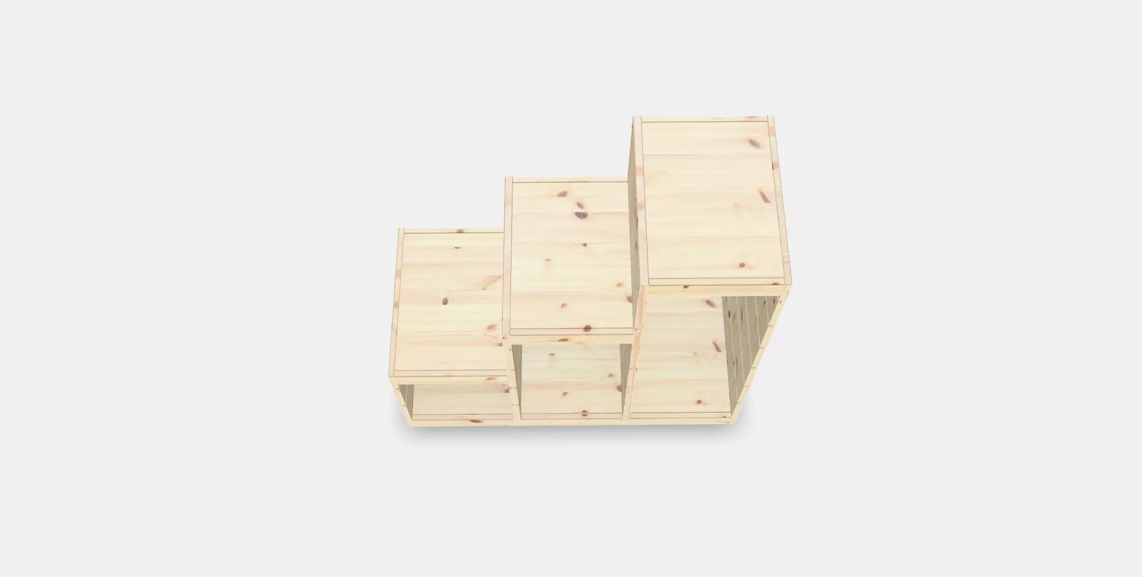 TROFAST shelf frame 3 Low-poly 3D model_0