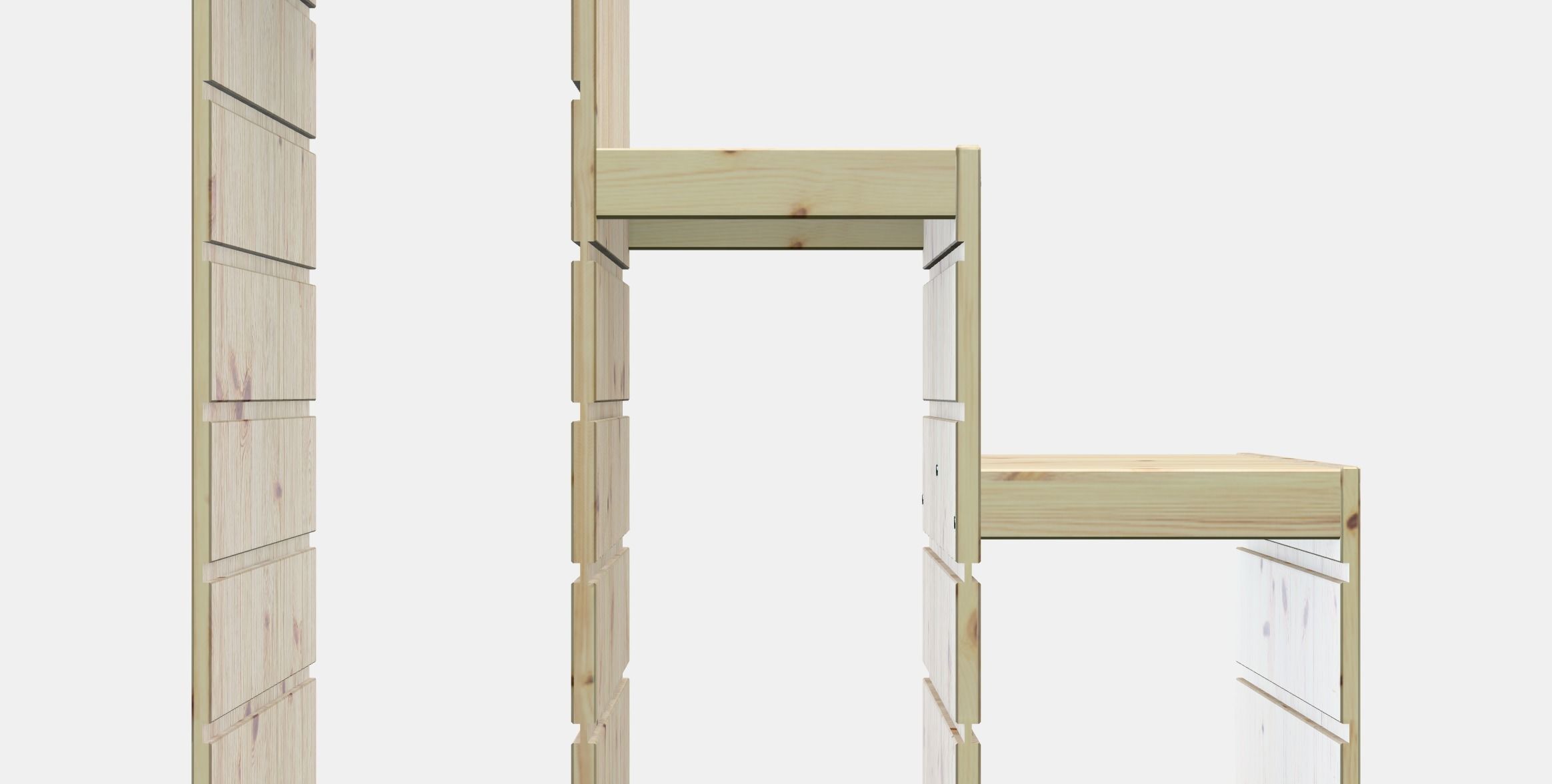TROFAST shelf frame 3 Low-poly 3D model_9