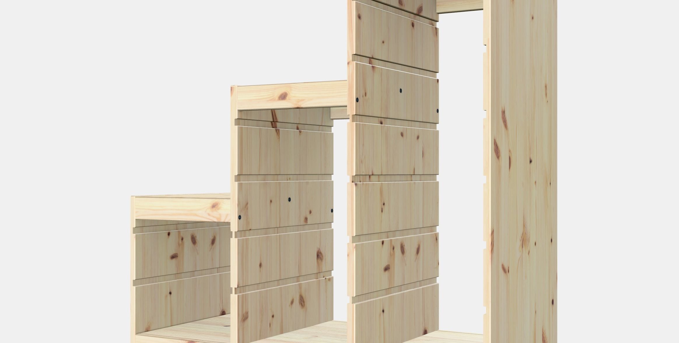 TROFAST shelf frame 3 Low-poly 3D model_10