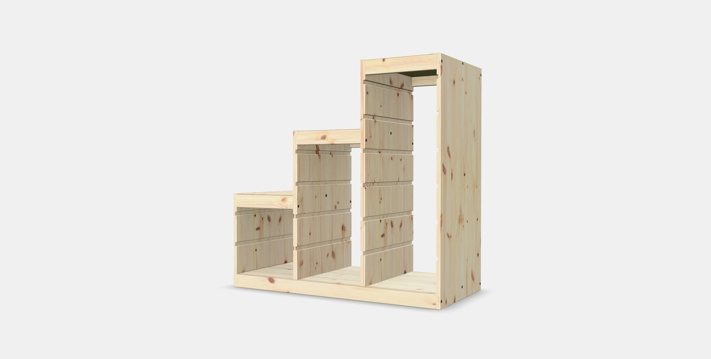 TROFAST shelf frame 3 Low-poly 3D model_2