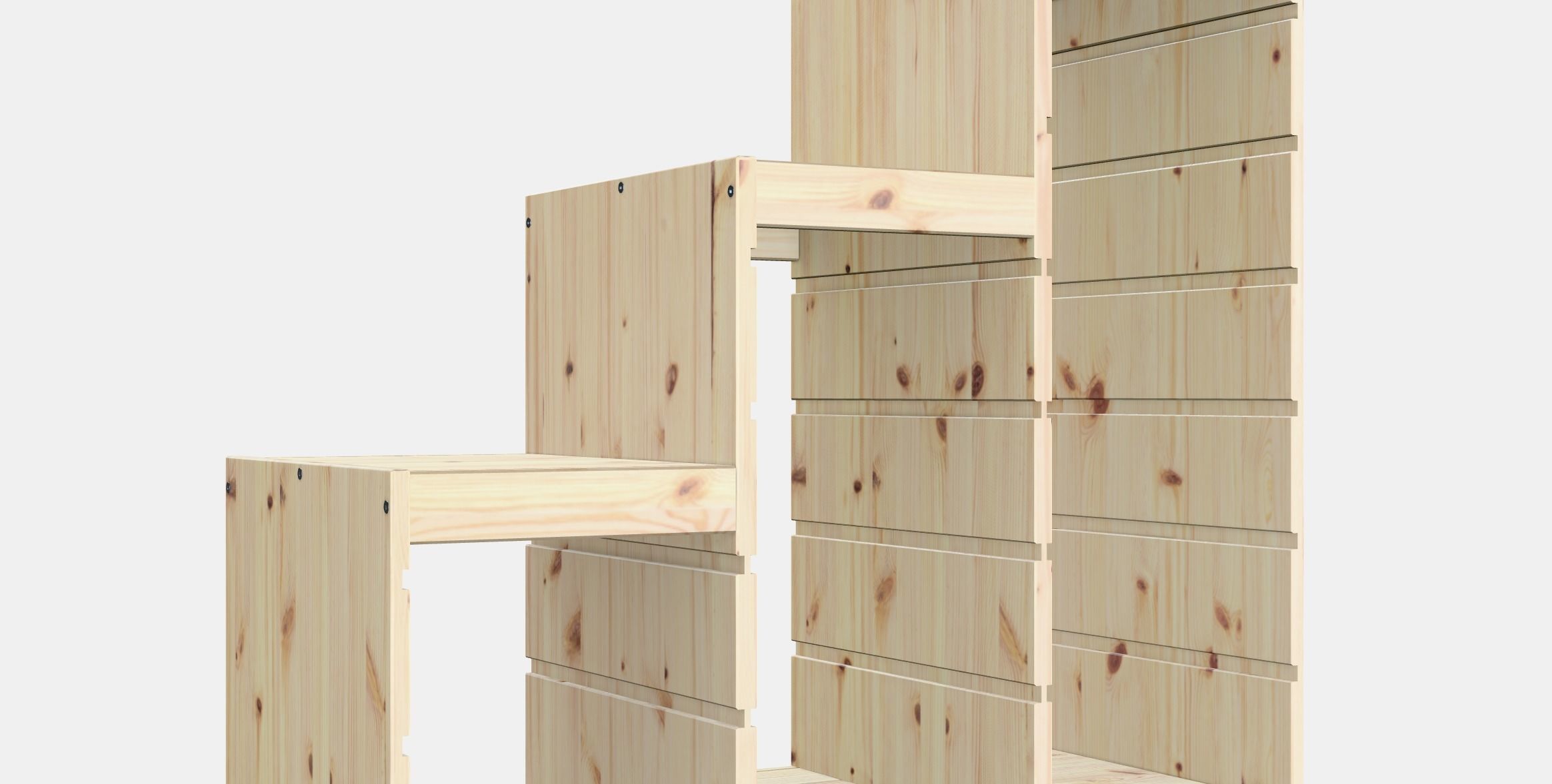 TROFAST shelf frame 3 Low-poly 3D model_6