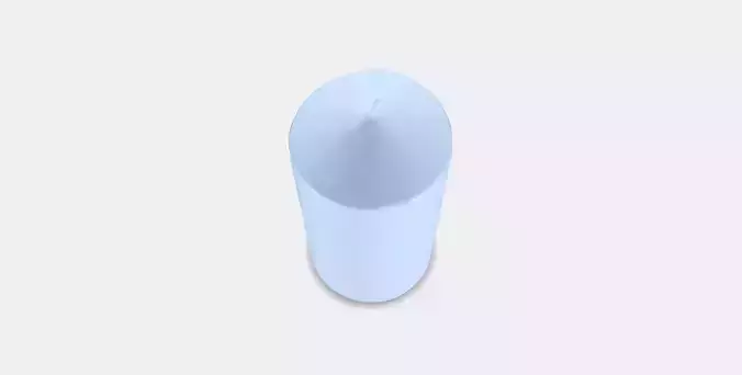 DAGLIGEN block candle fragrance neutral Low-poly 3D model