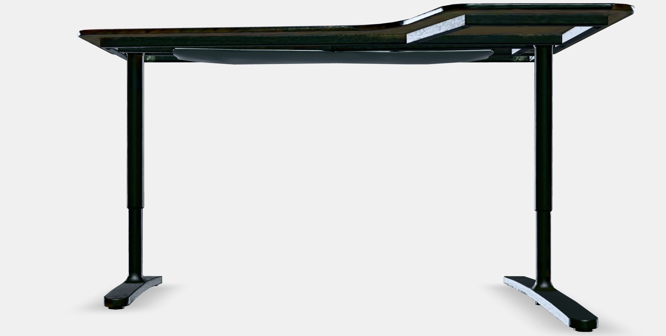 BEKANT corner desk right 4 Low-poly 3D model_11