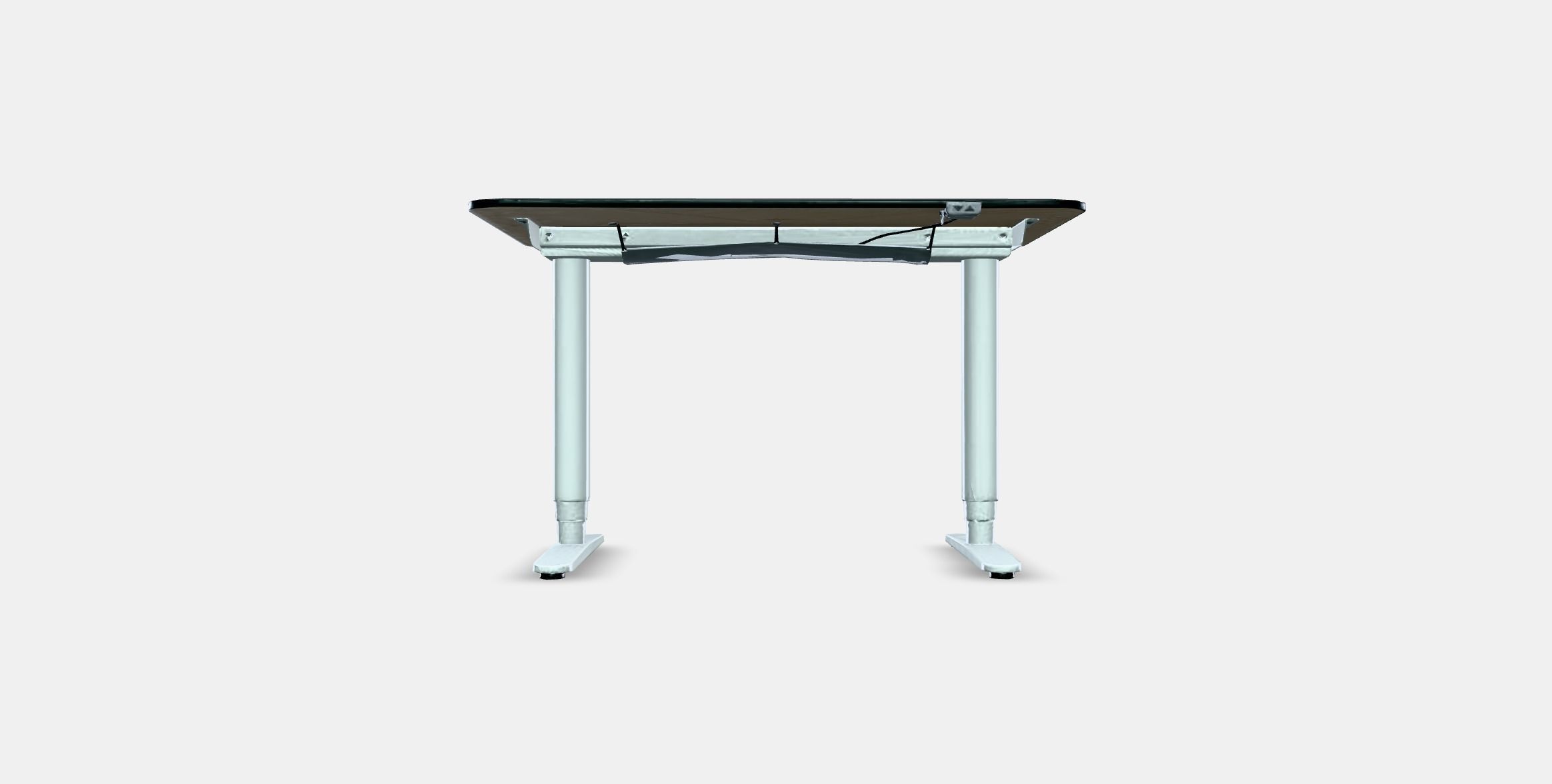 BEKANT desk sit-stand 7 Low-poly 3D model_10