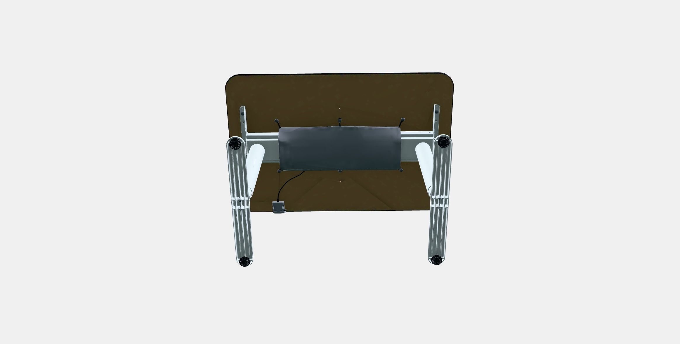 BEKANT desk sit-stand 7 Low-poly 3D model_7