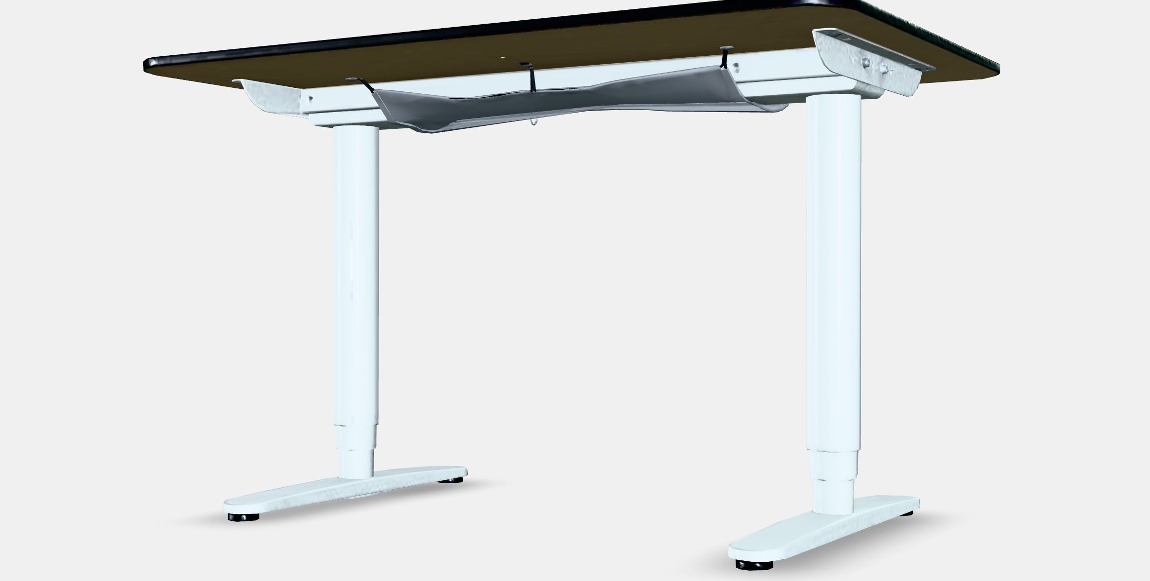BEKANT desk sit-stand 7 Low-poly 3D model_6