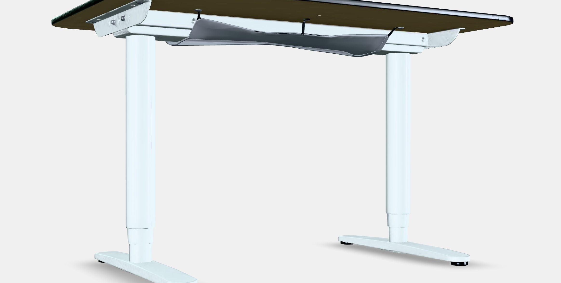 BEKANT desk sit-stand 7 Low-poly 3D model_3