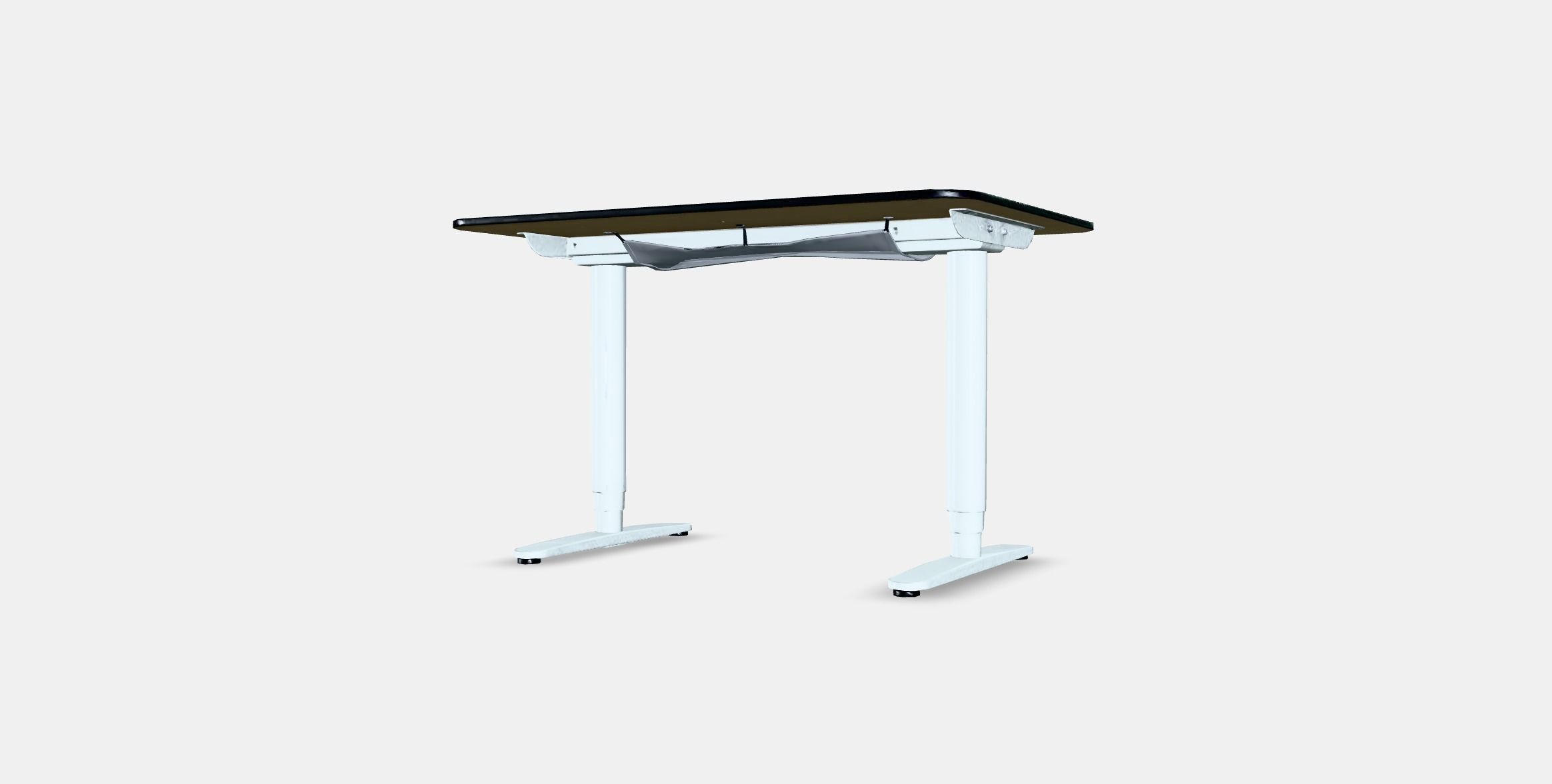 BEKANT desk sit-stand 7 Low-poly 3D model_4