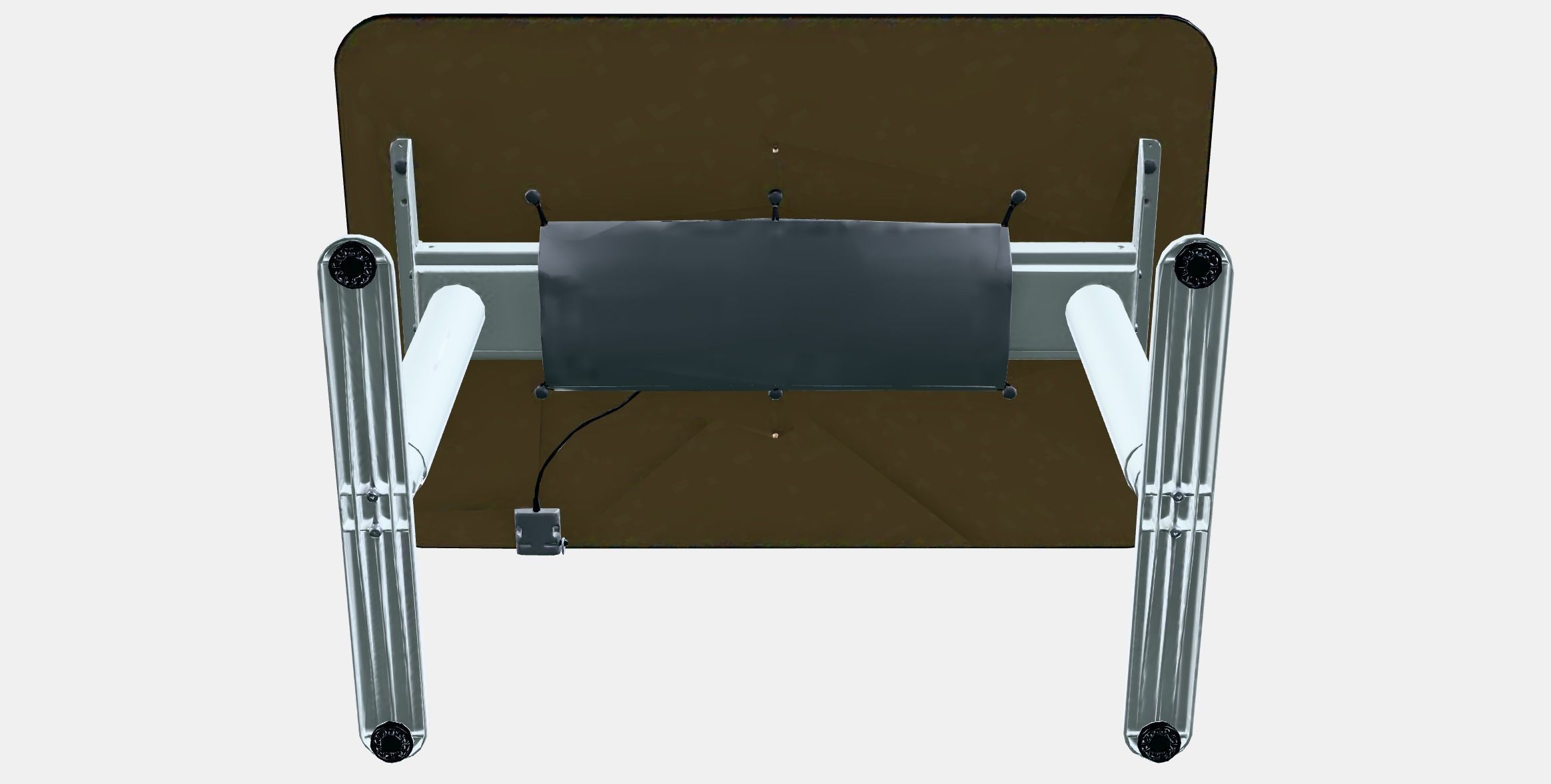 BEKANT desk sit-stand 7 Low-poly 3D model_8