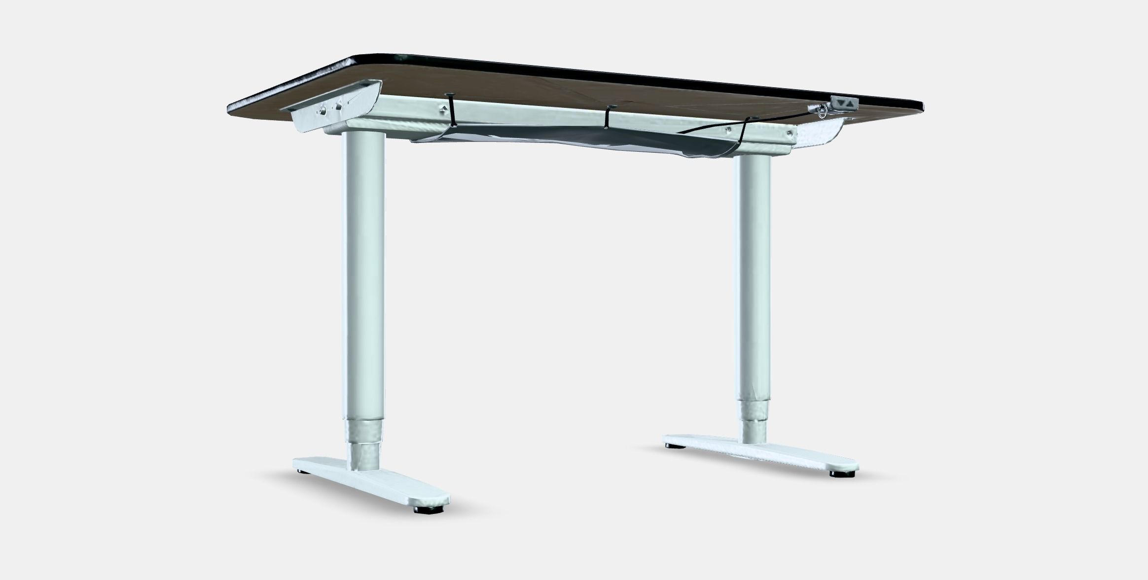 BEKANT desk sit-stand 7 Low-poly 3D model_9