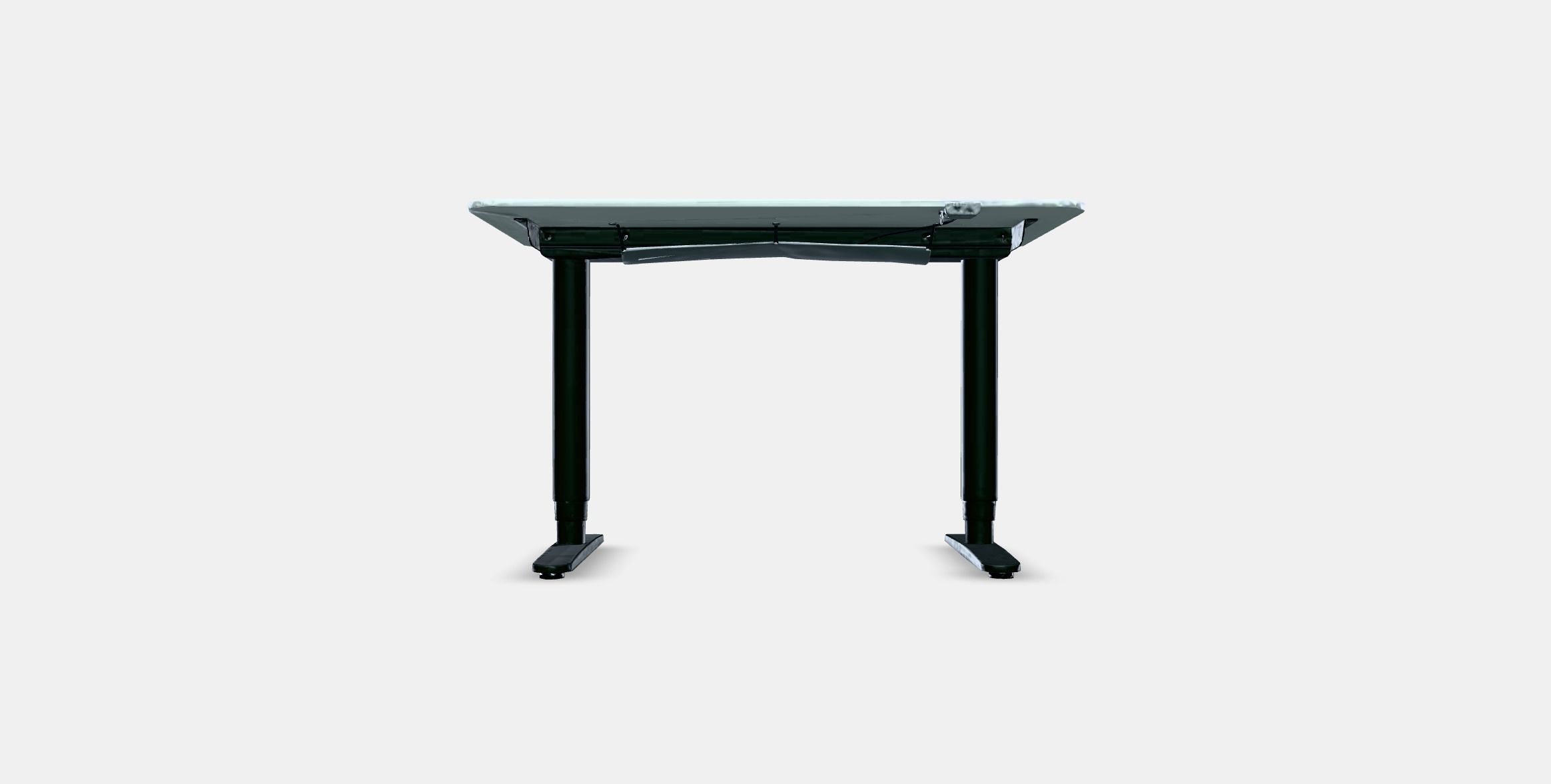 BEKANT desk sit-stand 8 Low-poly 3D model_10