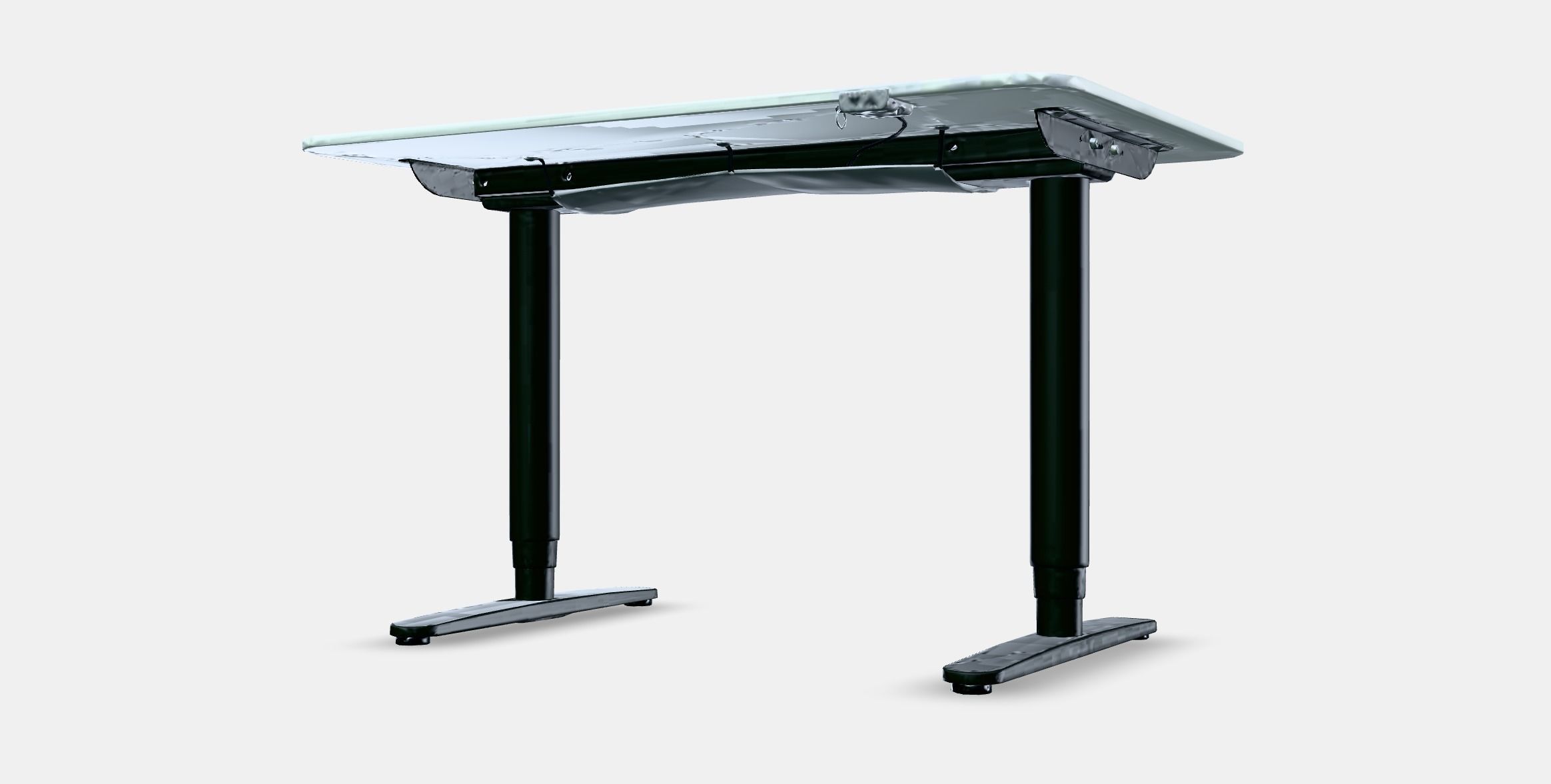 BEKANT desk sit-stand 8 Low-poly 3D model_13