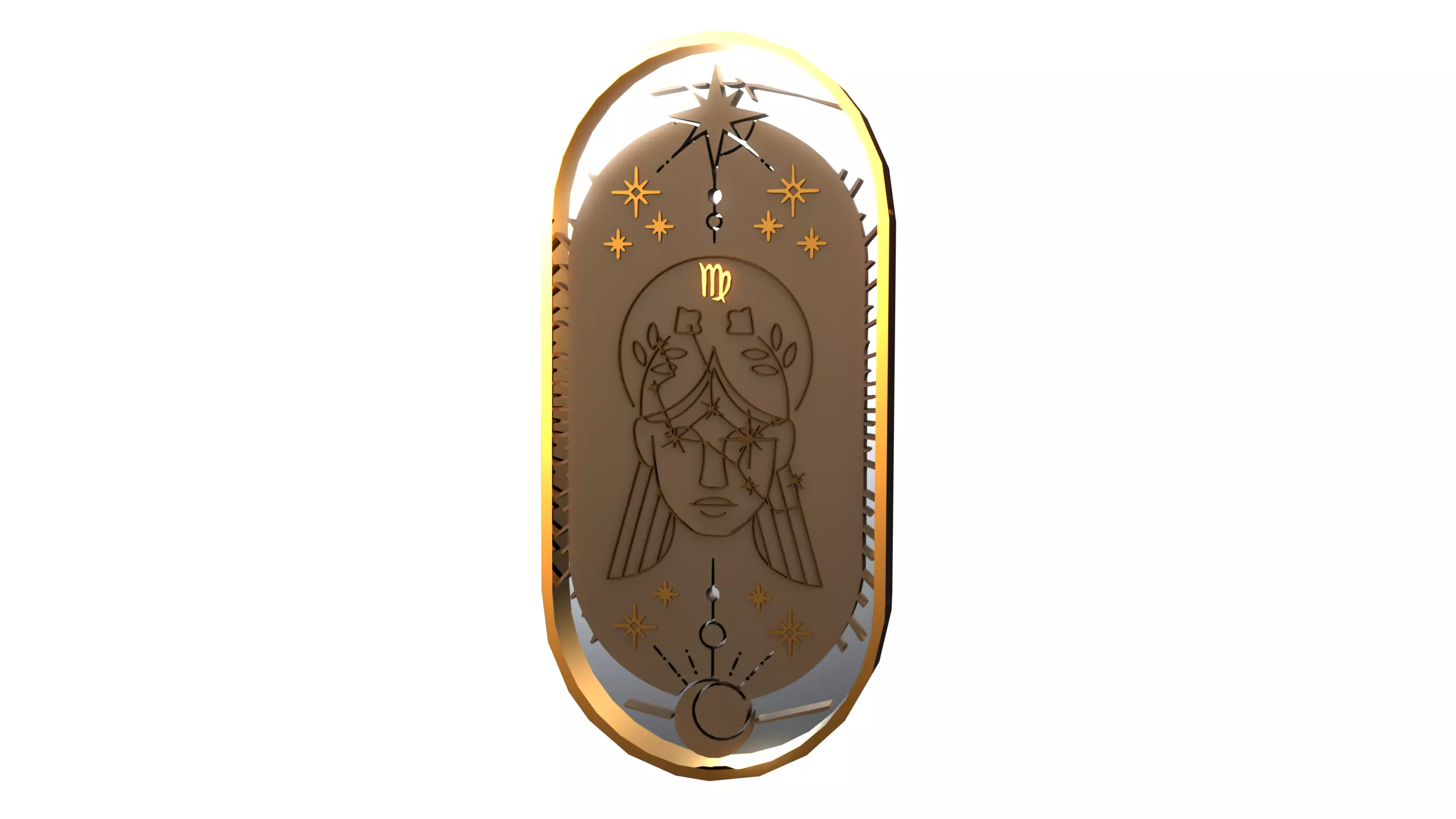 Virgo NFC Series - Virgo Tag 3D print model 3D print model