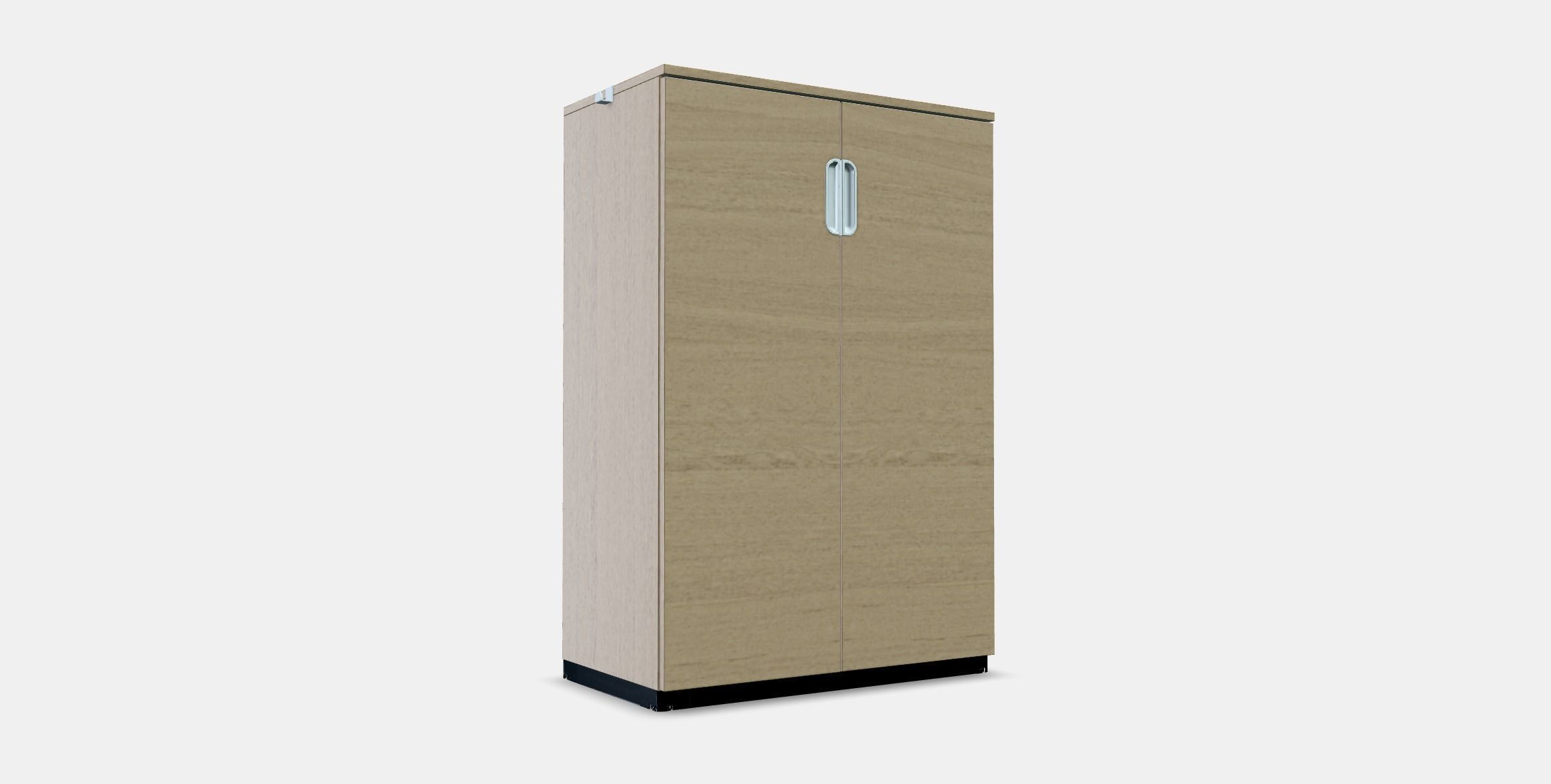 GALANT cabinet with doors 1 Low-poly 3D model_2