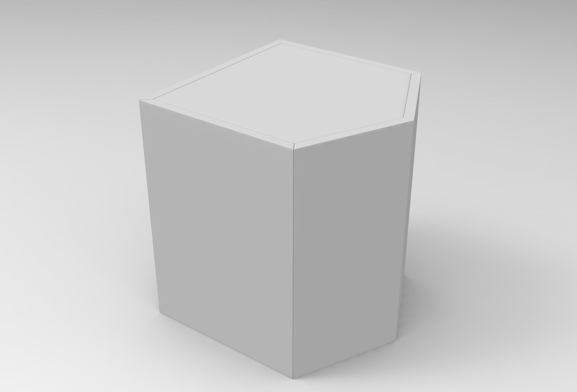 Hugo Nightstand Low-poly 3D model_7