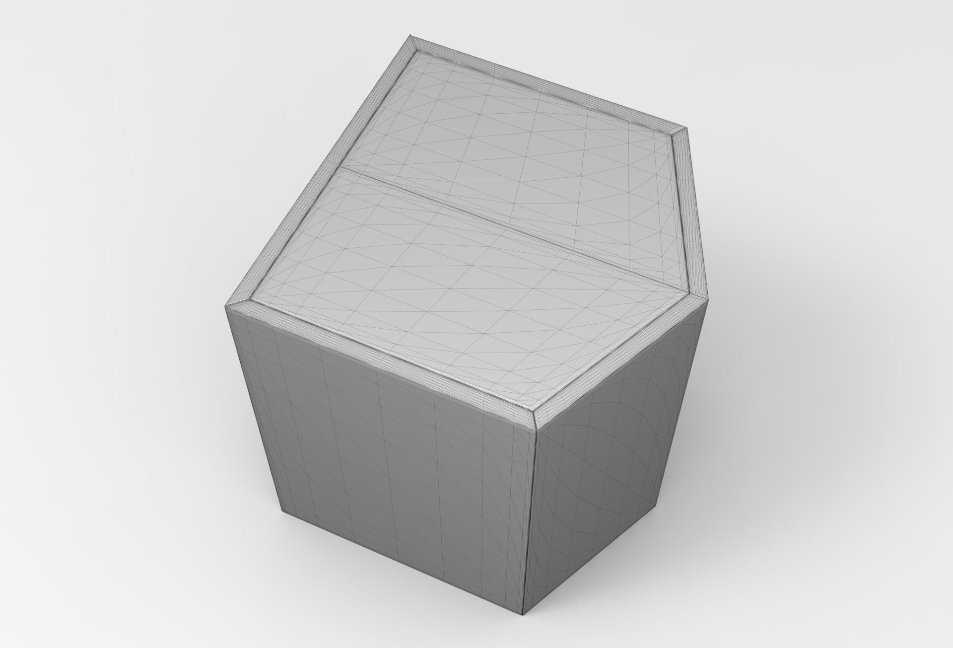 Hugo Nightstand Low-poly 3D model_6