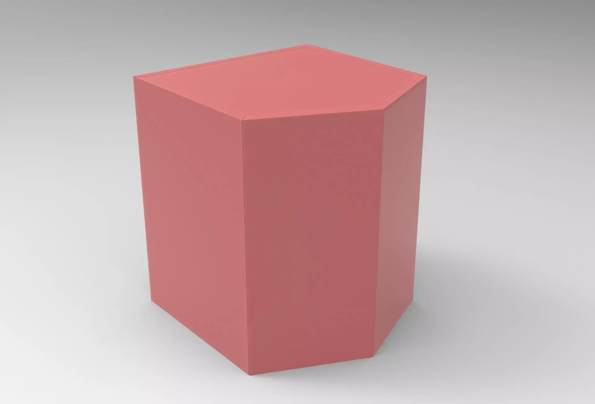 Hugo Nightstand Low-poly 3D model_0