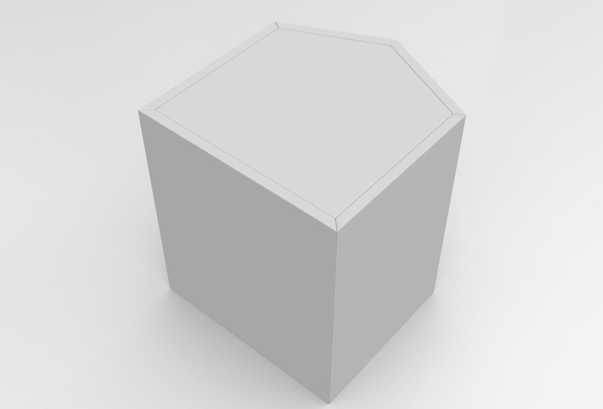 Hugo Nightstand Low-poly 3D model_8