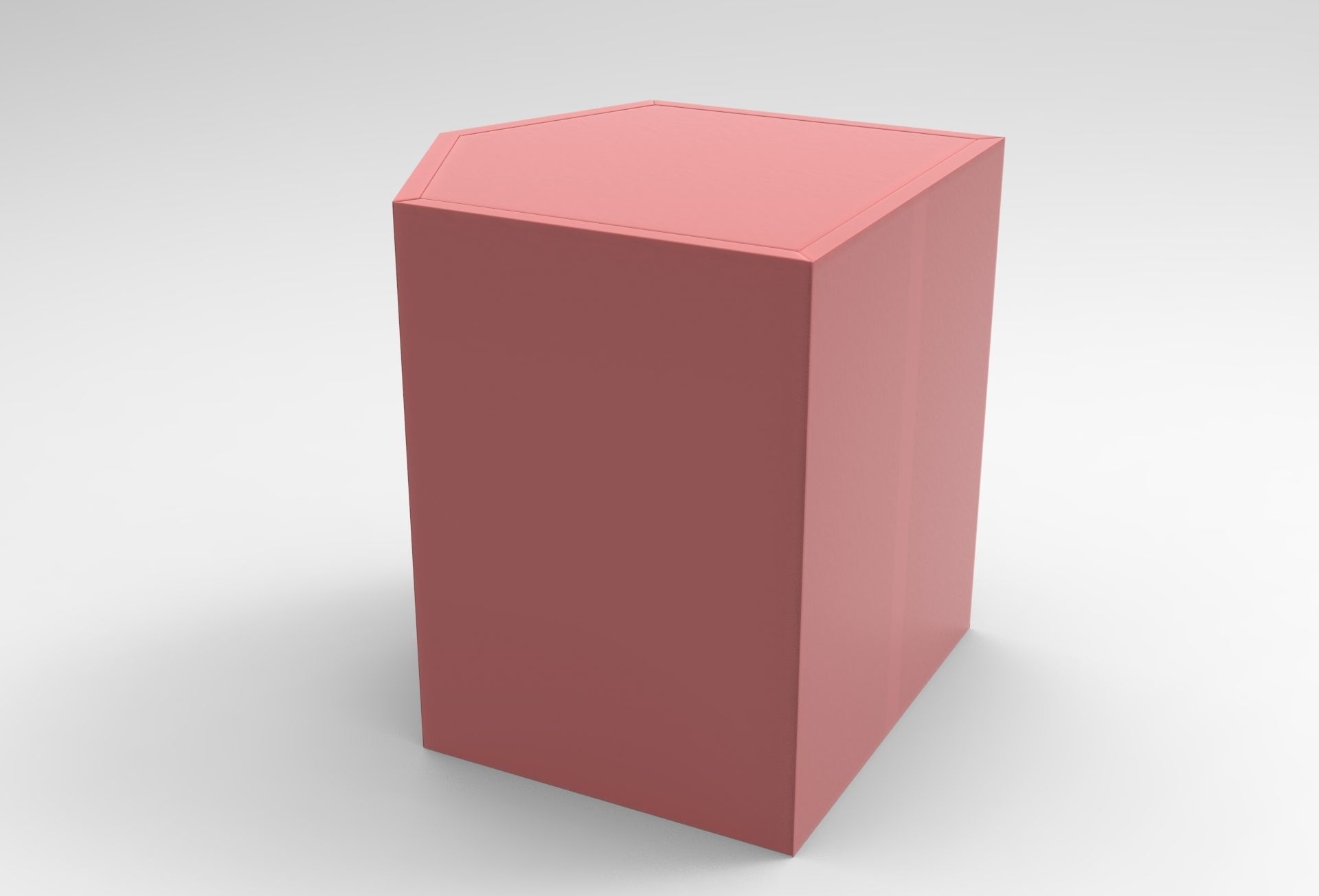 Hugo Nightstand Low-poly 3D model_2