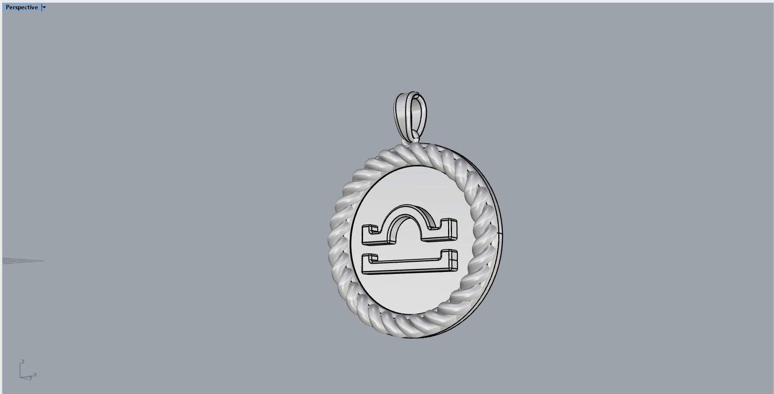 Zodiac sign libra model 856 3D print model_10