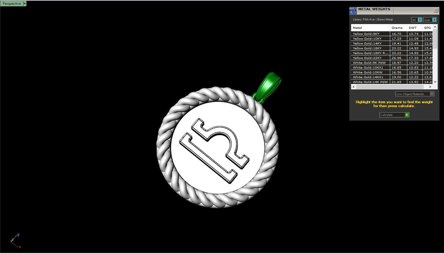 Zodiac sign libra model 856 3D print model_4